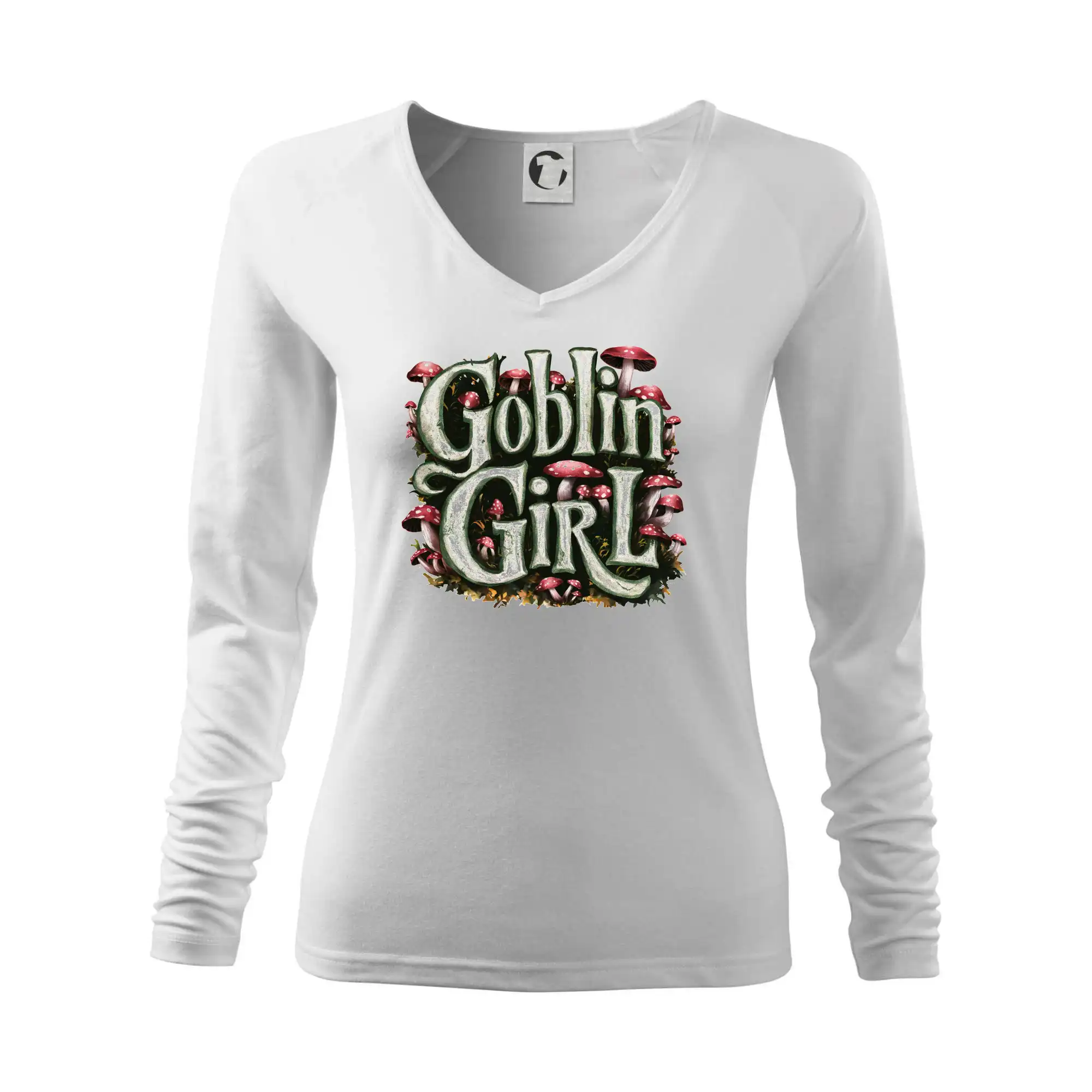 Tričká s motívmi ktoré frčia na internete - Goblincore Goblin Girl - Tričko dámske Elegance