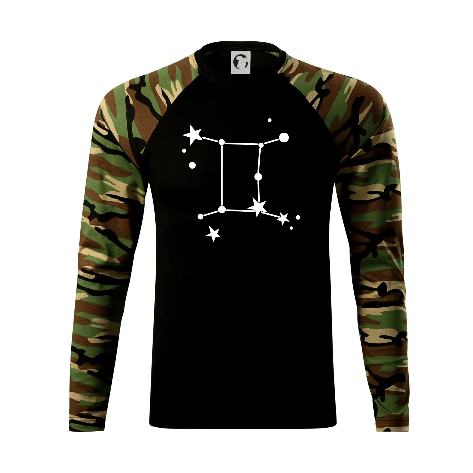 Tričká blíženci - Súhvezdie - Gemini - Blíženci - Camouflage LS