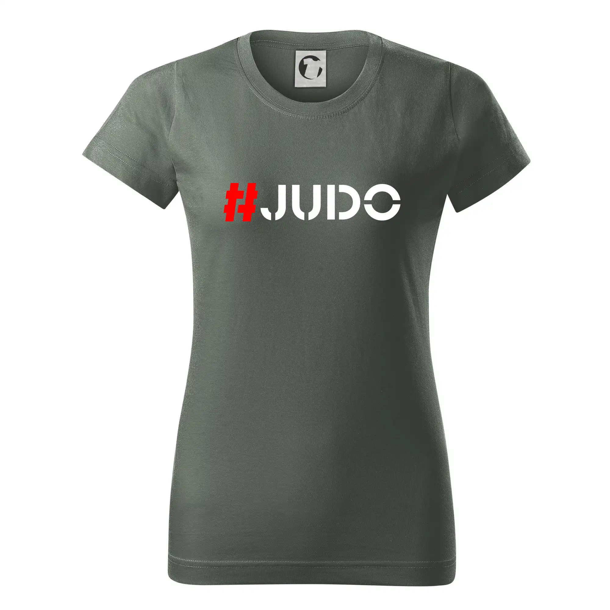 Tričká Judo - Judo Hashtag - Dámske tričko basic - ľahko voľnejšie a dlhšie