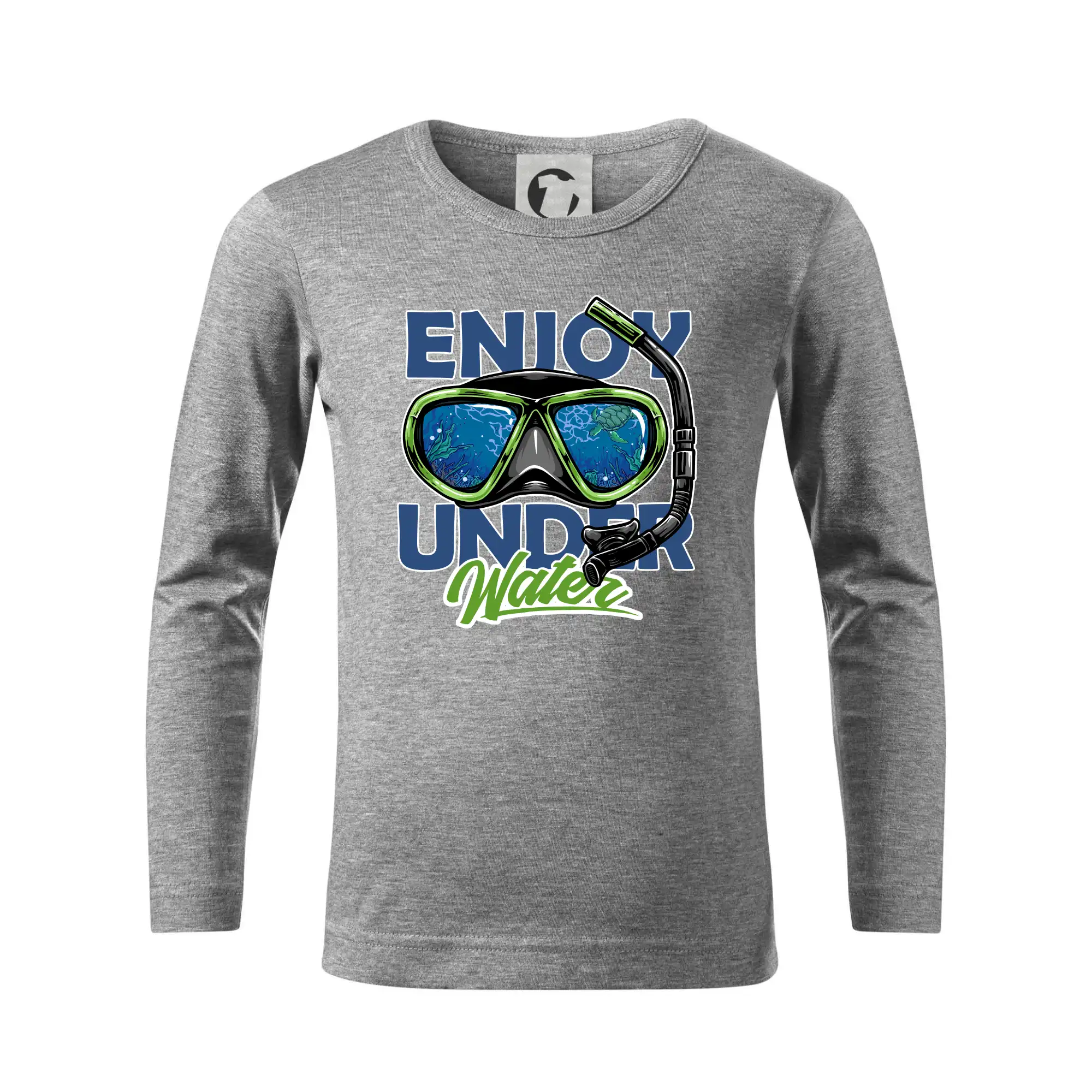 Potápačské tričká - Enjoy Under Water - Tričko detské Long Sleeve