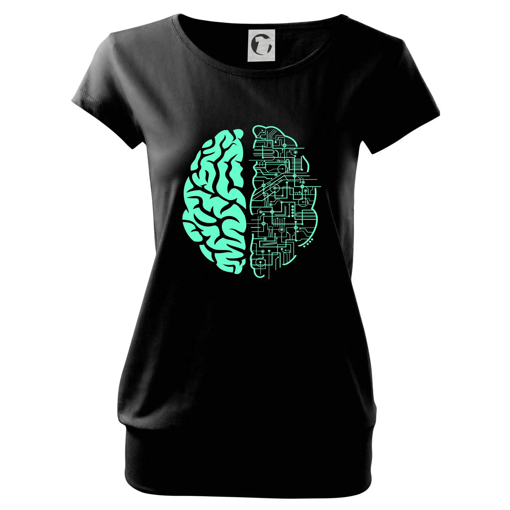 Grafické tričká - Electric Brain - Voľné tričko city