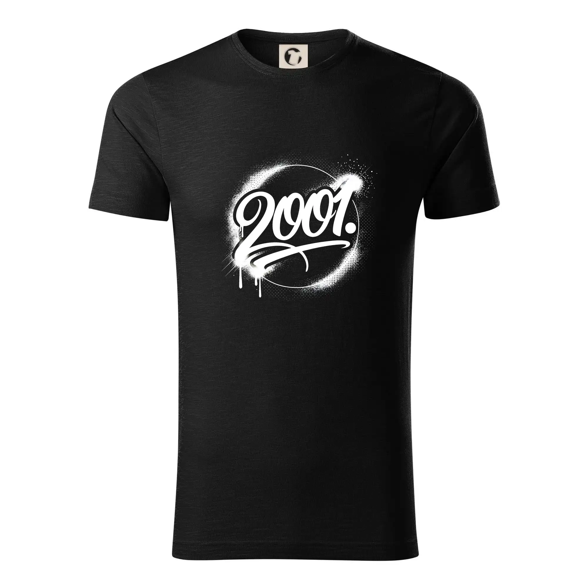 Trička s ročníkom 2001 - Narodeninový ročník graffiti 2001 - Tričko z organickej bavlny