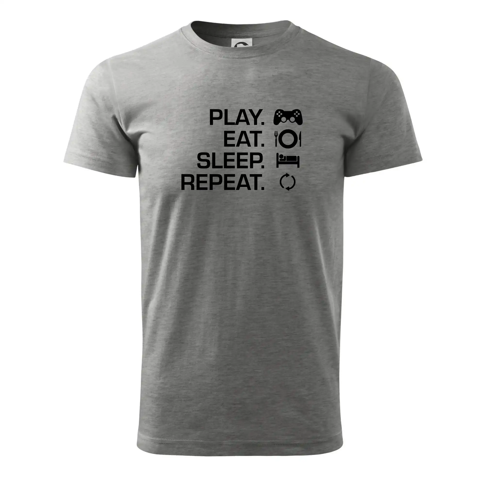 Eat sleep repeat - Play Eat Sleep Repeat game - Klasické pánske tričko vyššej gramáže