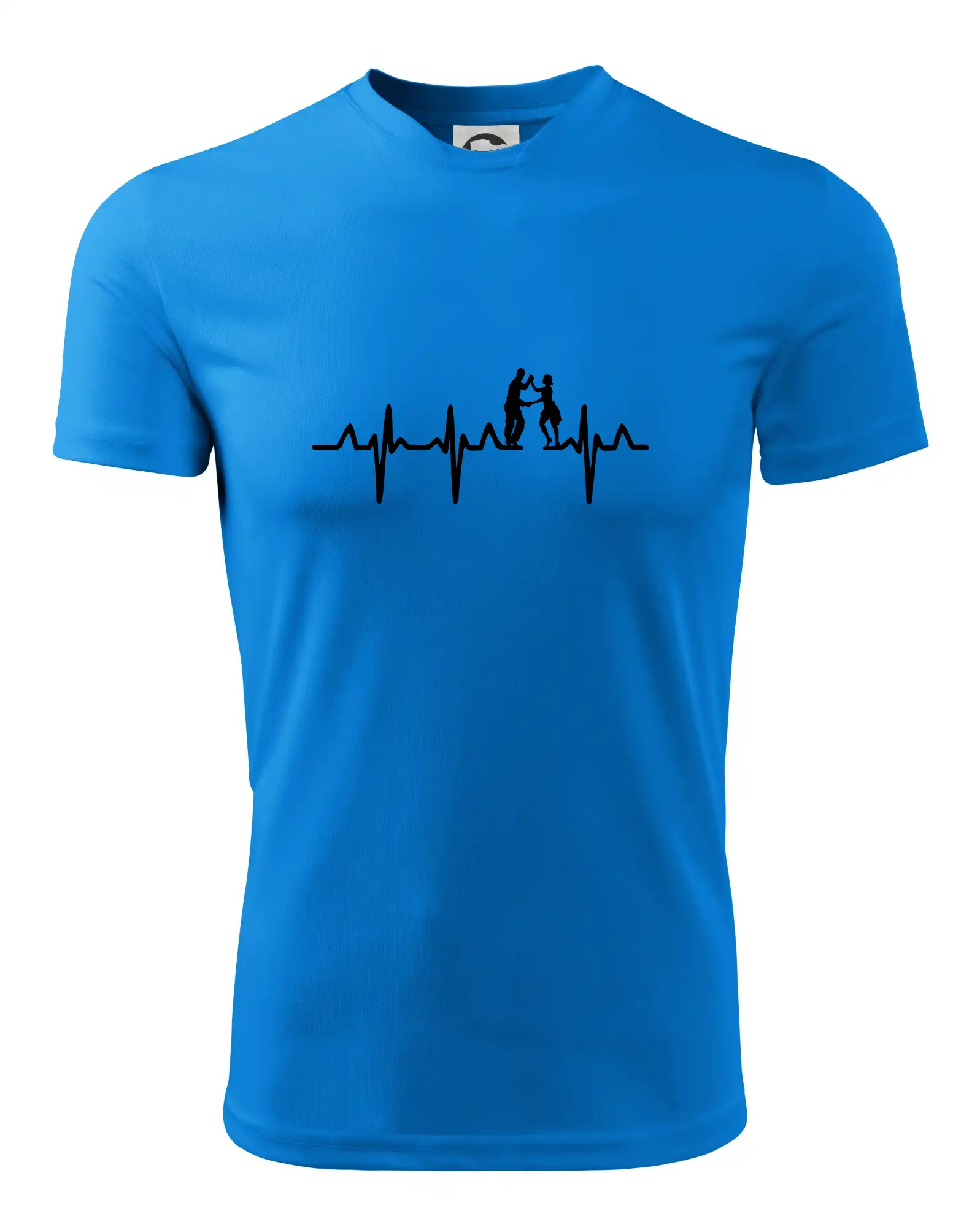Tričká pre tanečníkov salsy - EKG salsa tanečníci - Pánske tričko Fantasy športové