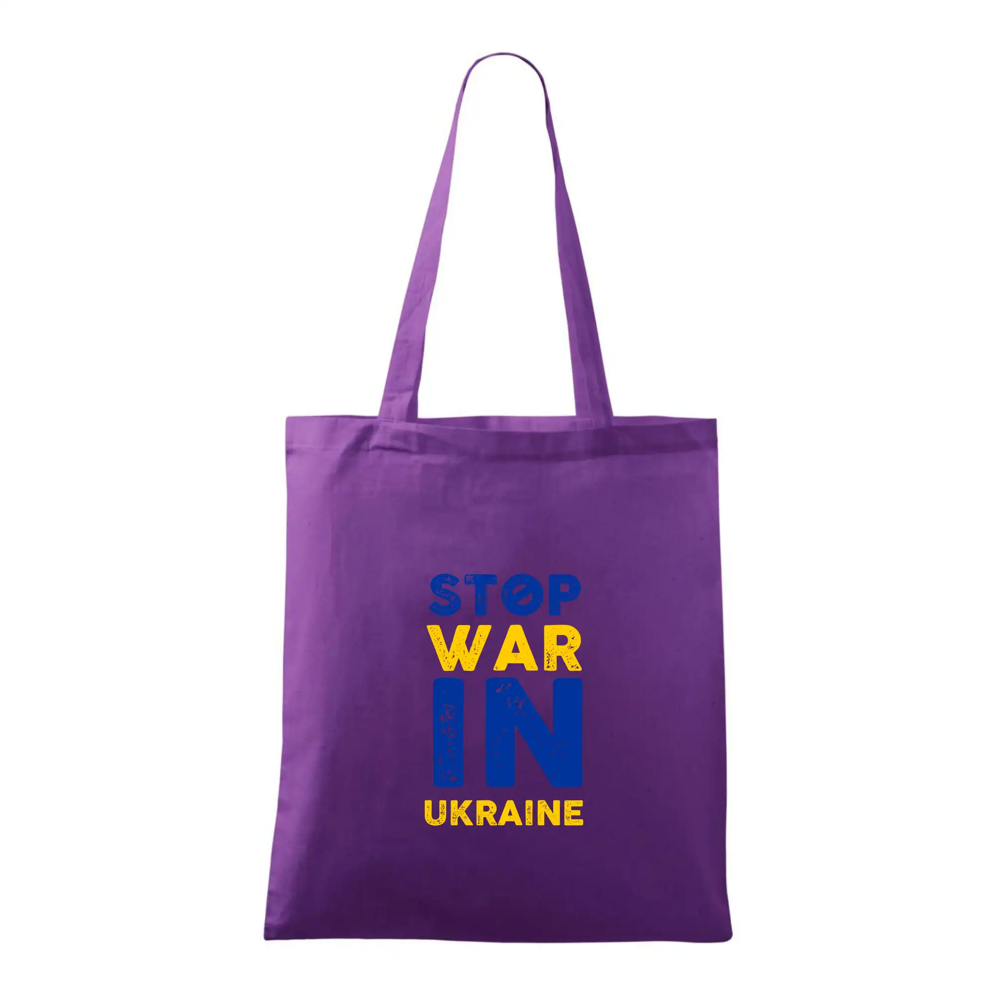 Barevný nápis Stop war in ukraine