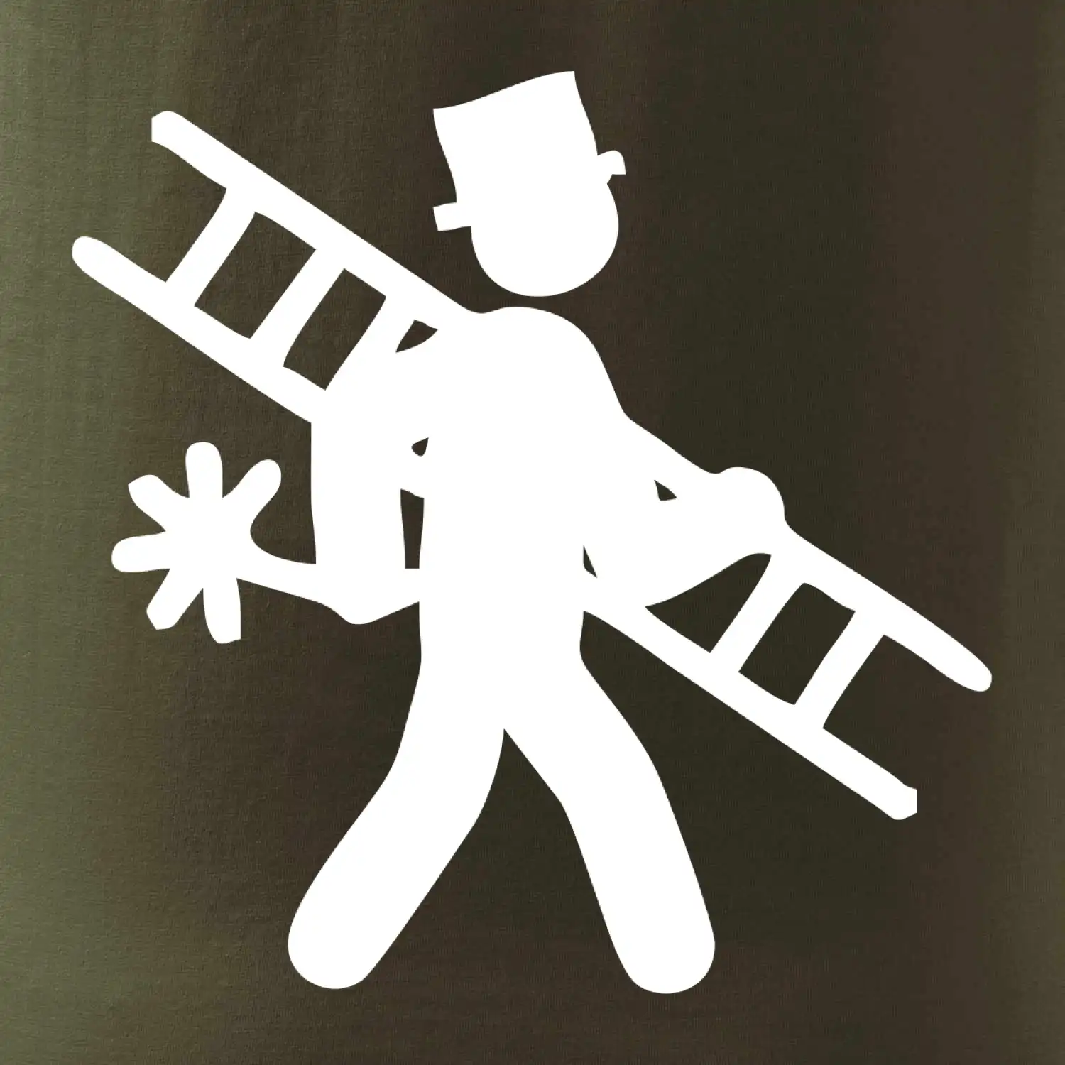 Kominík logo + nápis na zádech