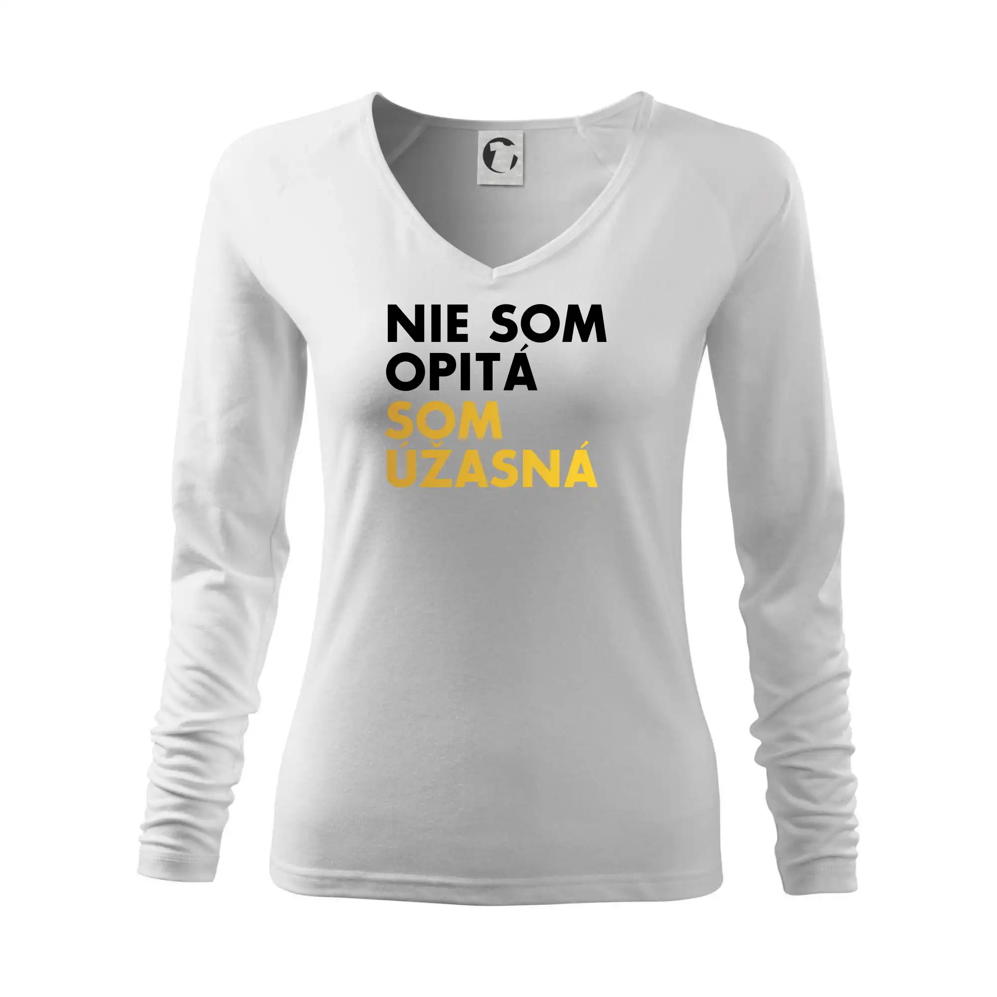 Tričká na párty - Nie som opitý som úžasná - Tričko dámske Elegance