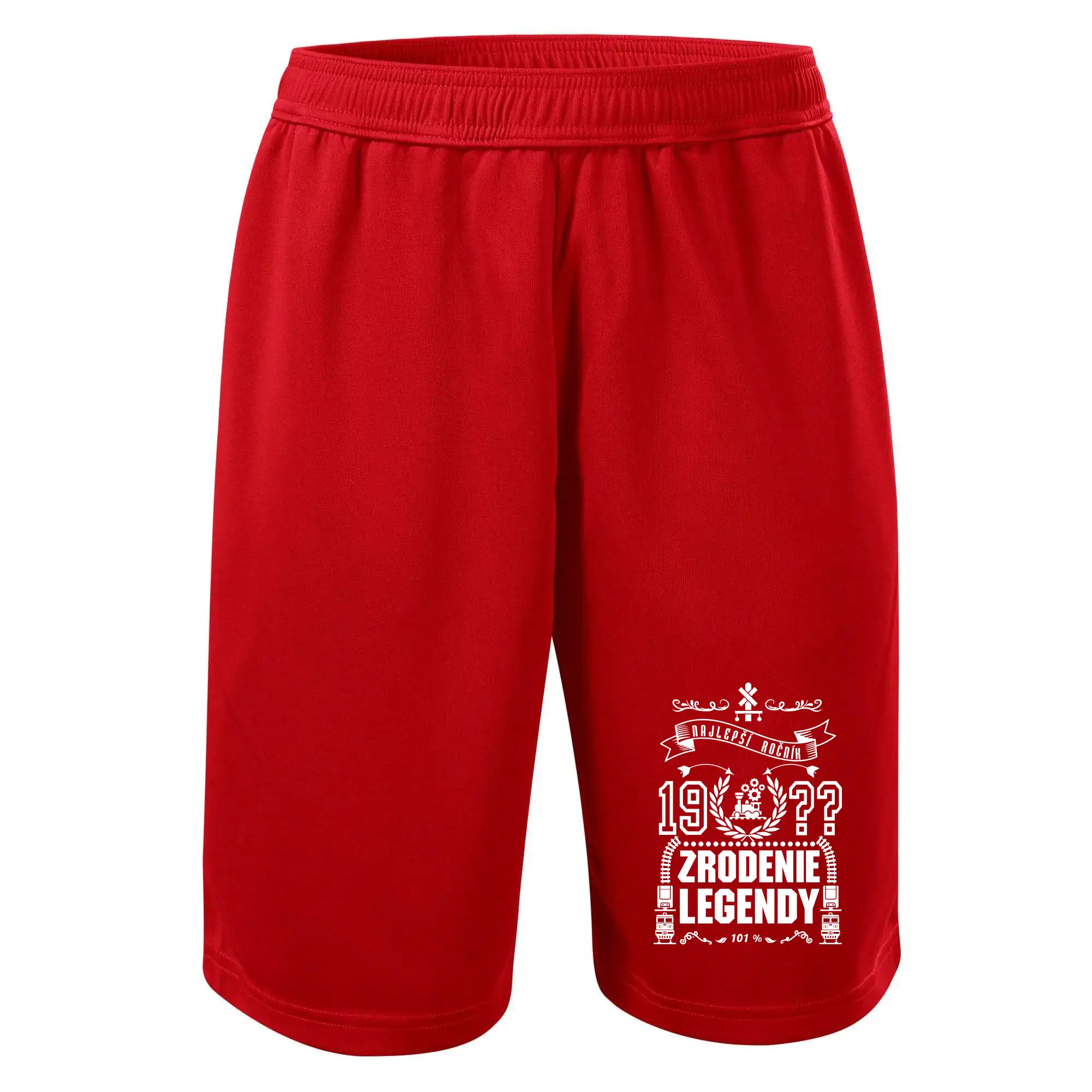 Trička Zrodenie legendy - Zrodenie legendy pre železničiarov - Šortky pánske športové