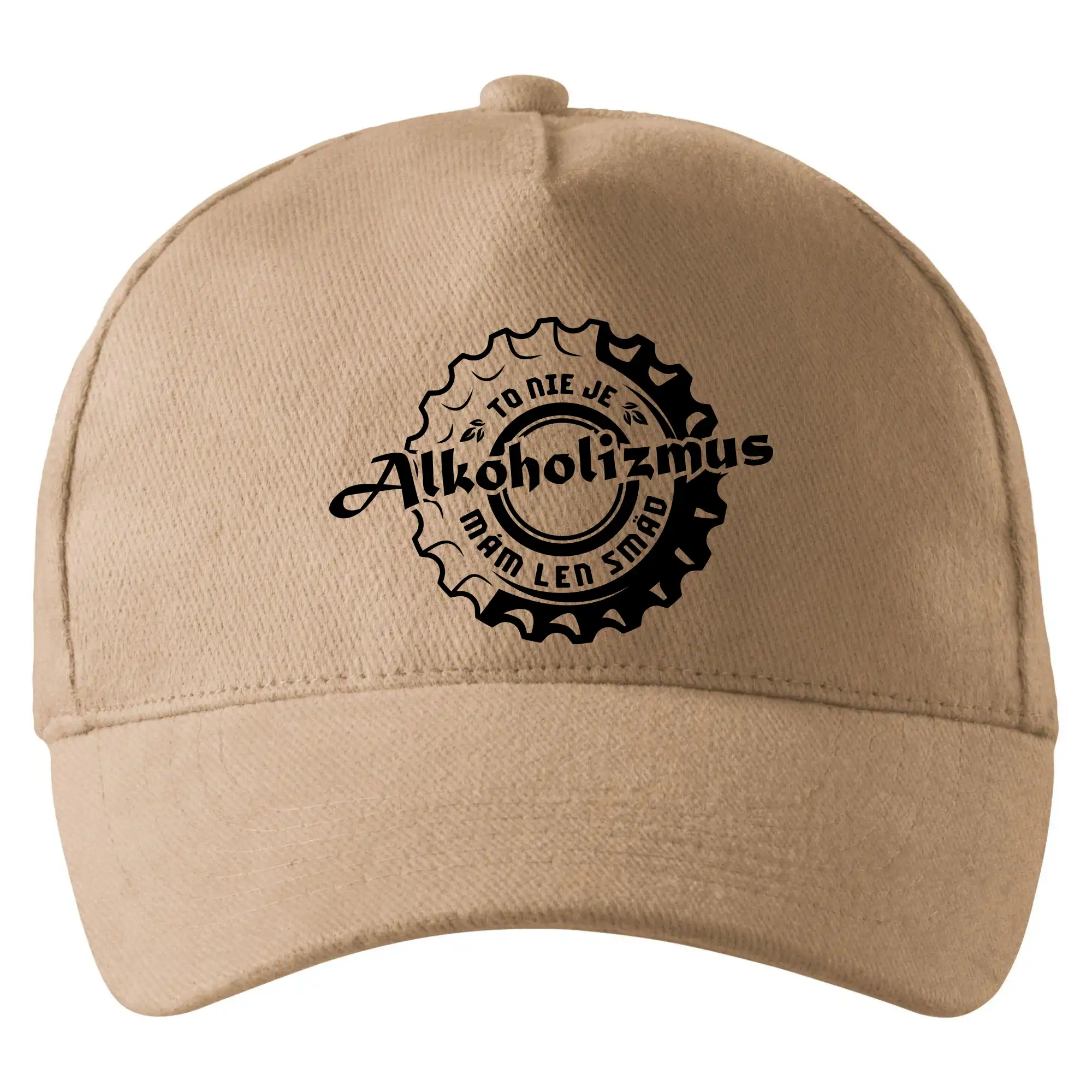 Vtipná tričká pre pivárov - Alkoholizmus pivo - Šiltovka so zahnutým šiltom a mosaznou sponou