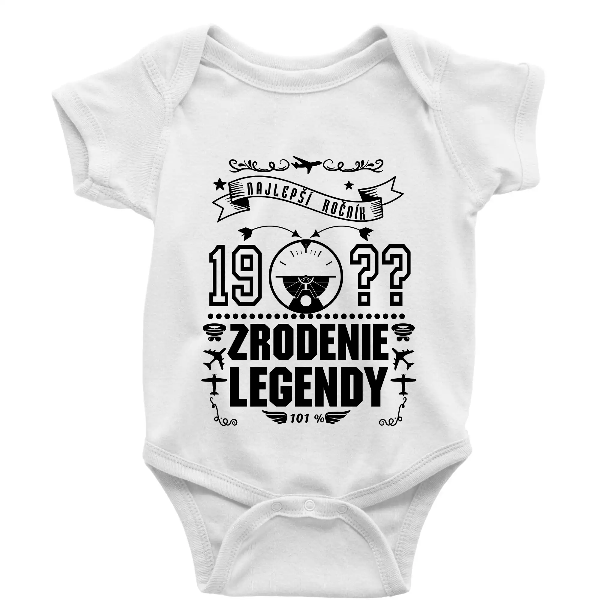 Trička Zrodenie legendy - Zrodenie legendy pre pilota - Body dojčenské s krátkym rukávom