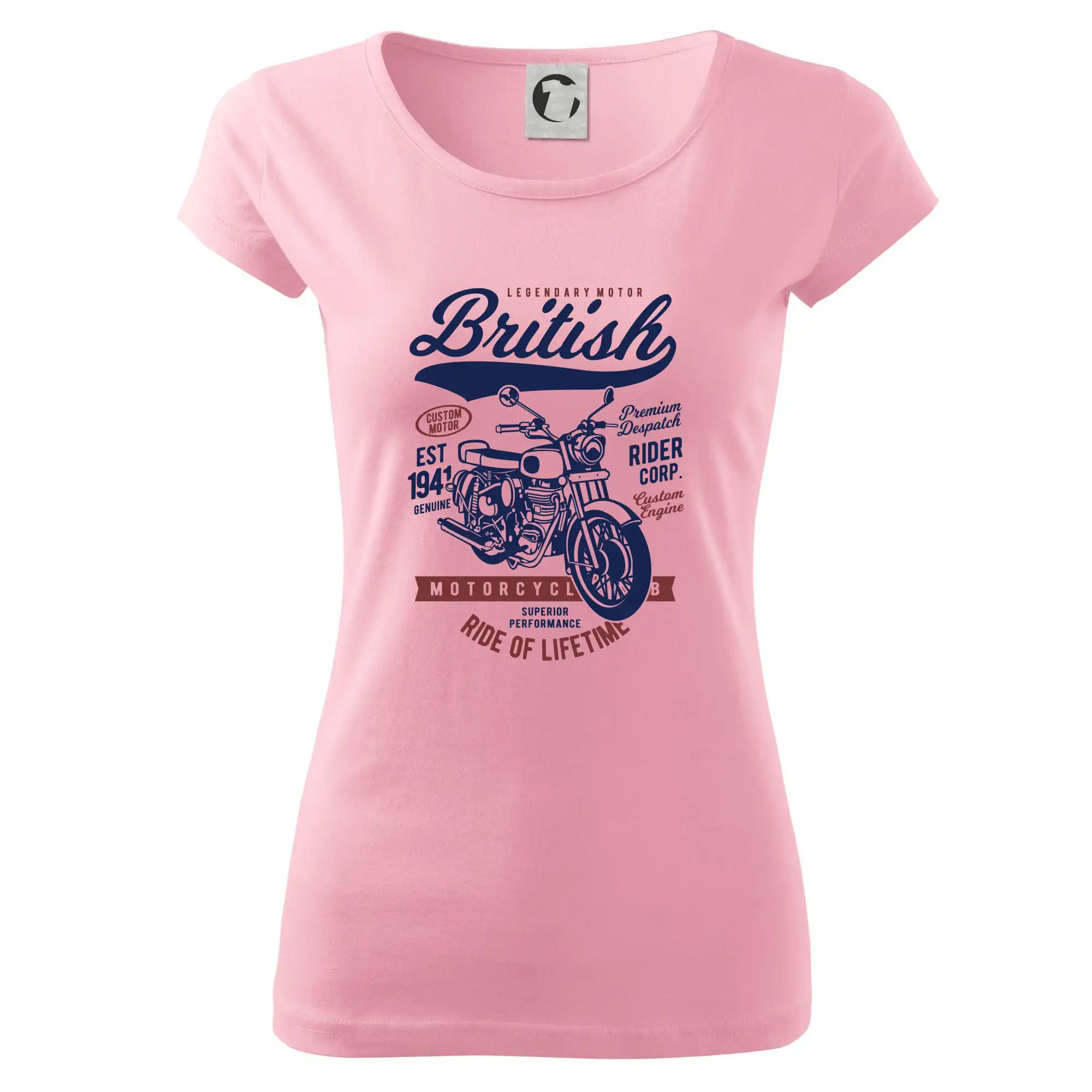 British Motorcycle - Dámske tričko Pure