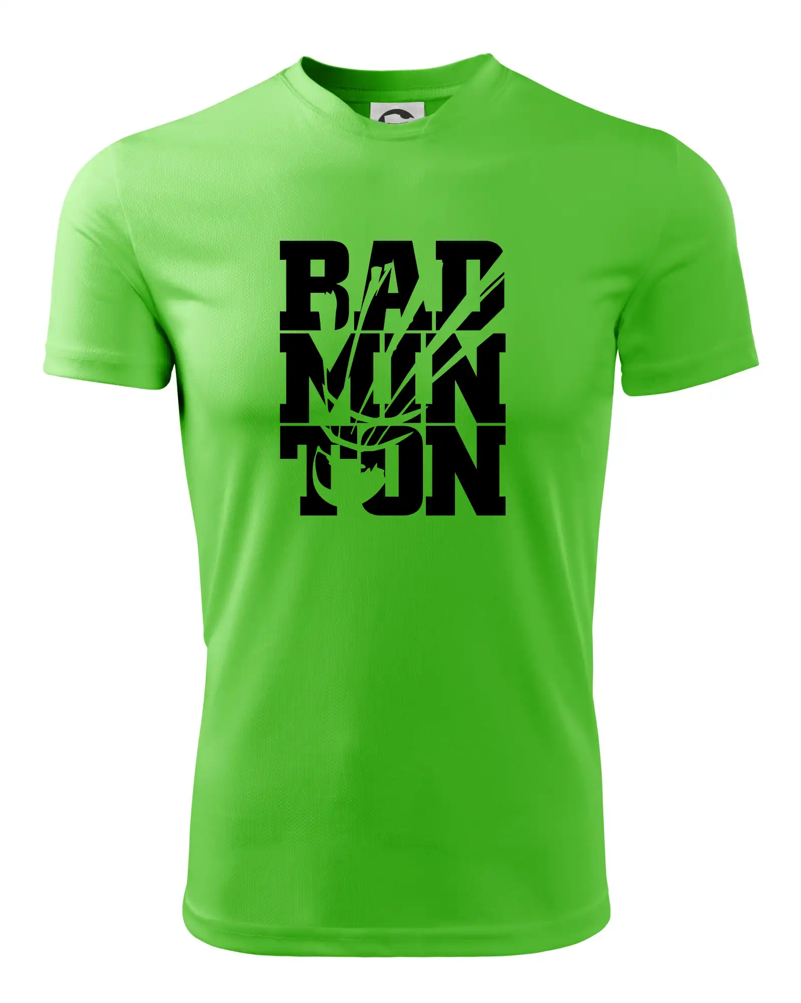 Tričká na bedminton - Badminton nápis - Pánske tričko Fantasy športové