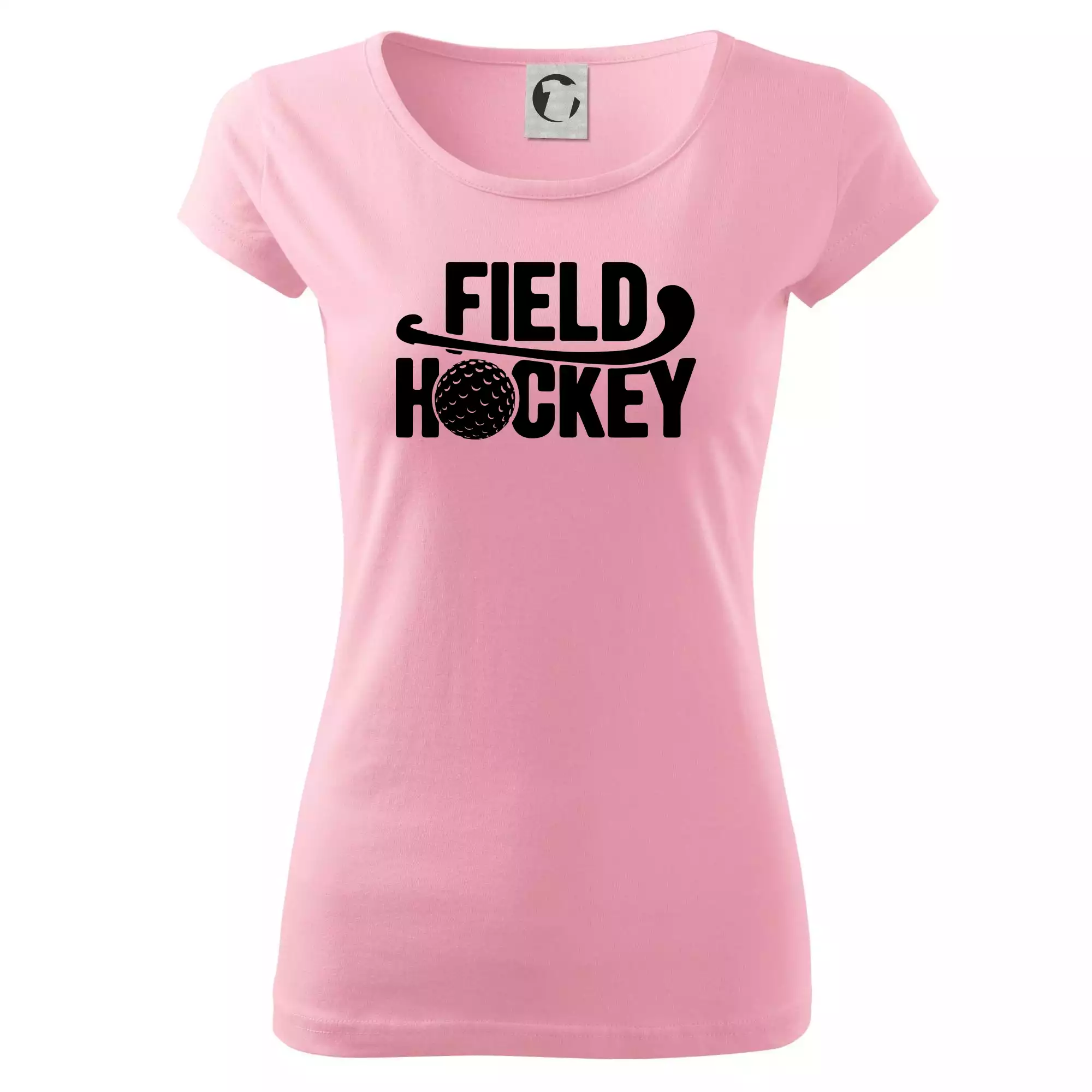 Field hockey míček a nápis
