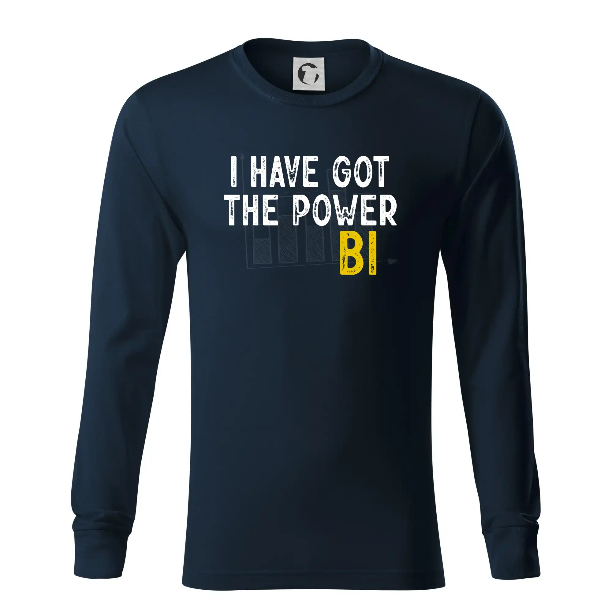 Tričká pre ajťákov - I have got the power bi - Tričko s dlhým rukávom LS R05