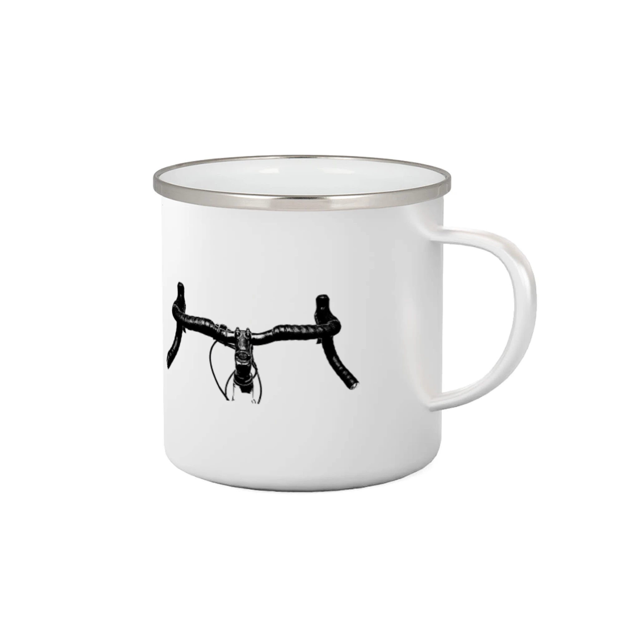 Tričko ako darček pre cyklistu - Cestné koleso riadidla - Plecháčik