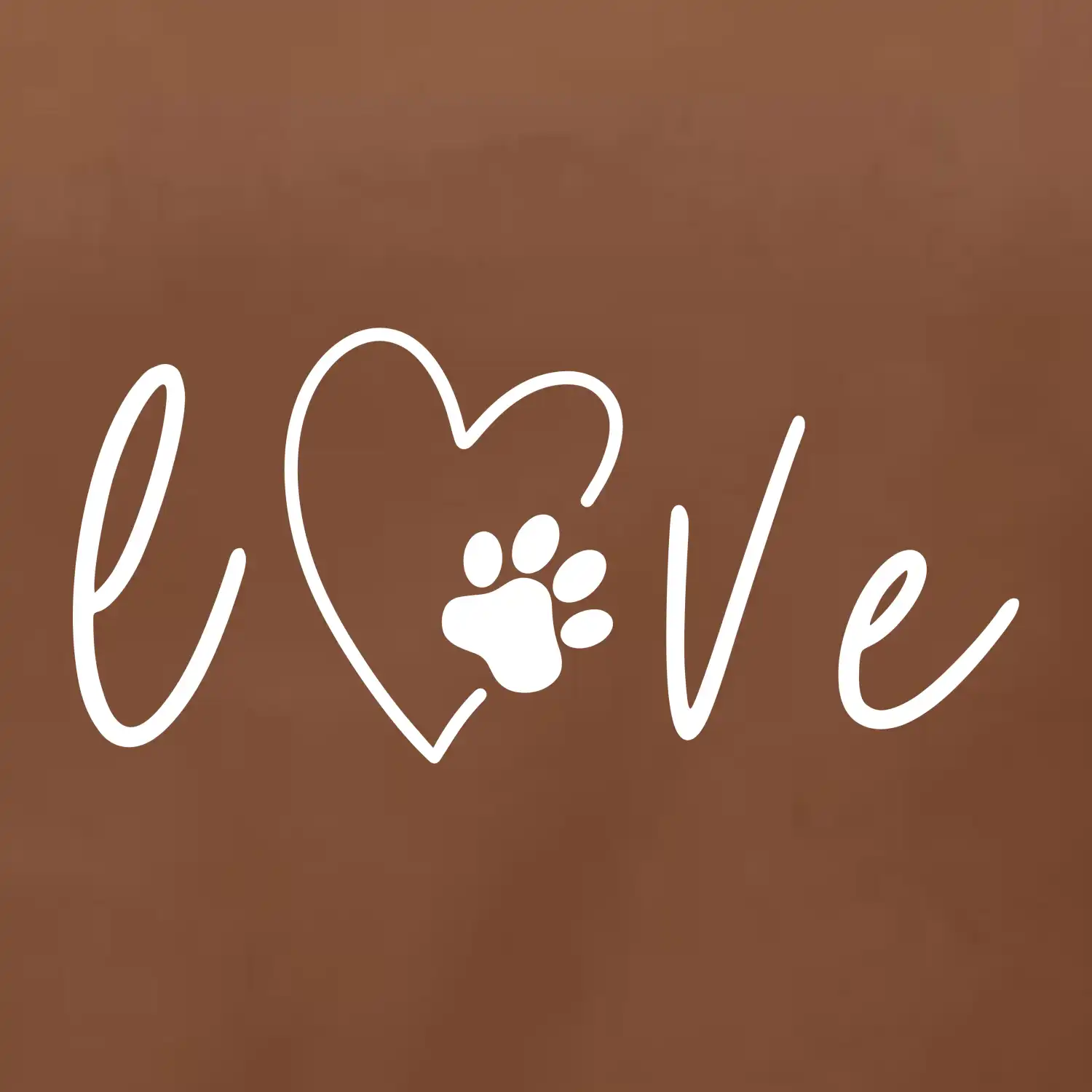 Love nápis zvíře