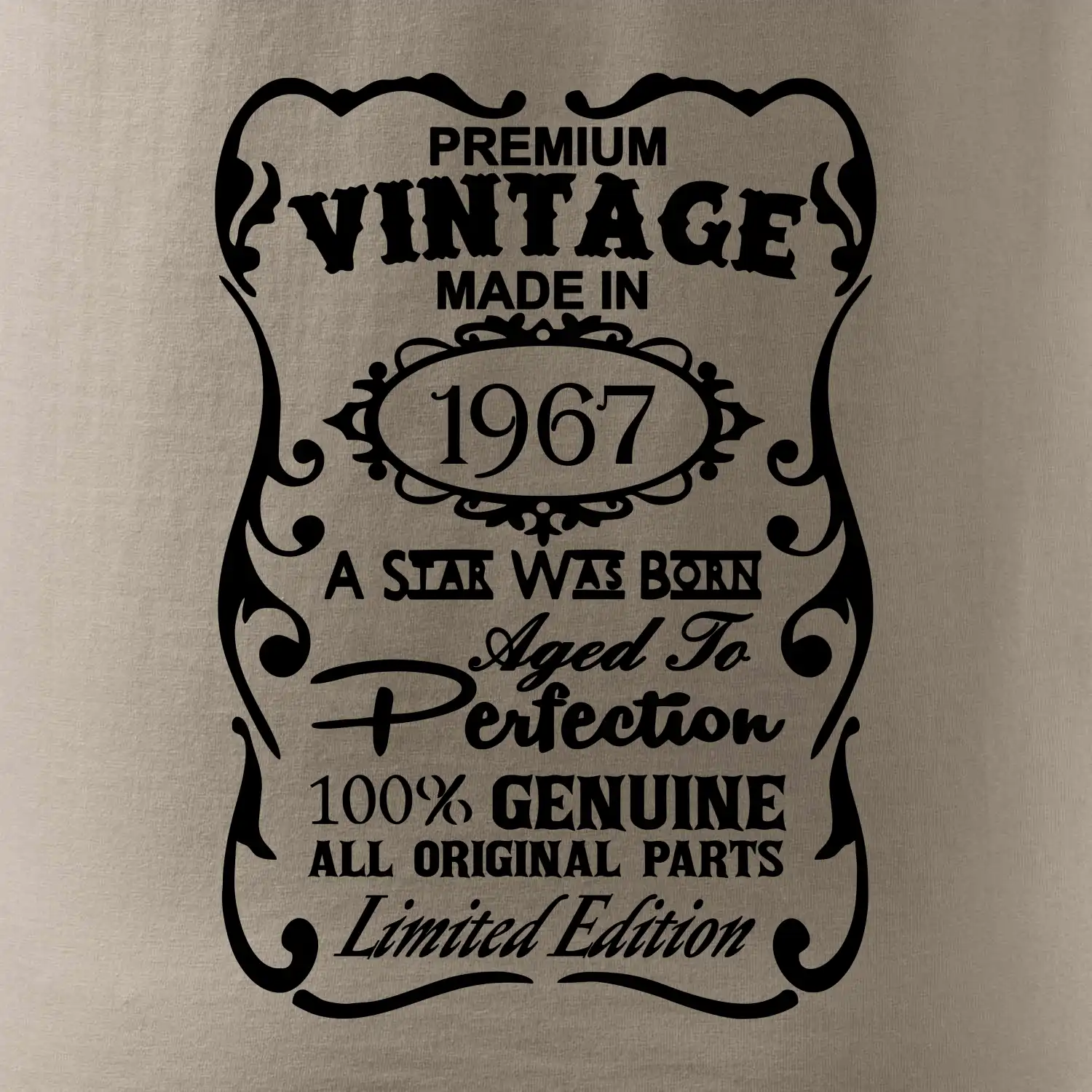 Vintage Etiketa - 1967