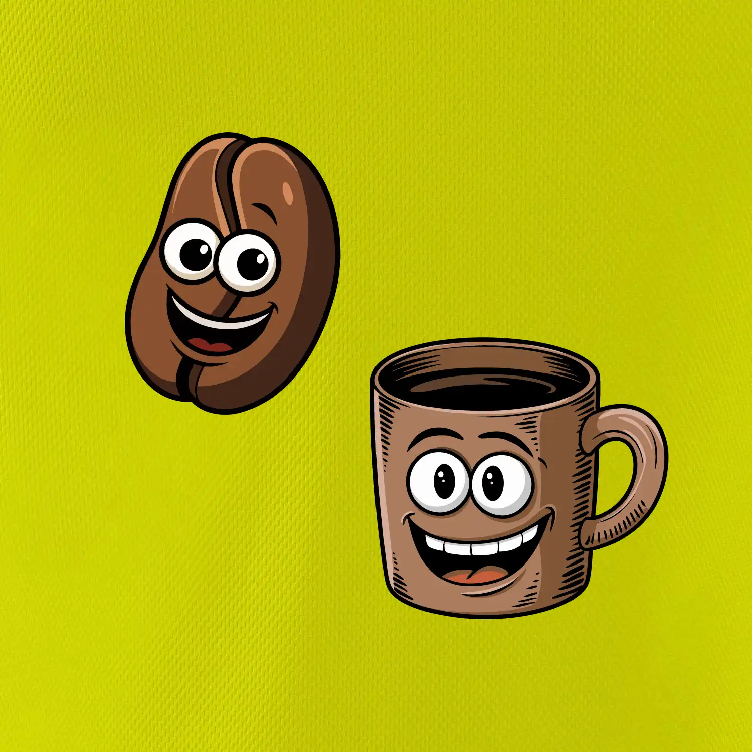 Parové triko - Hrnek a káva