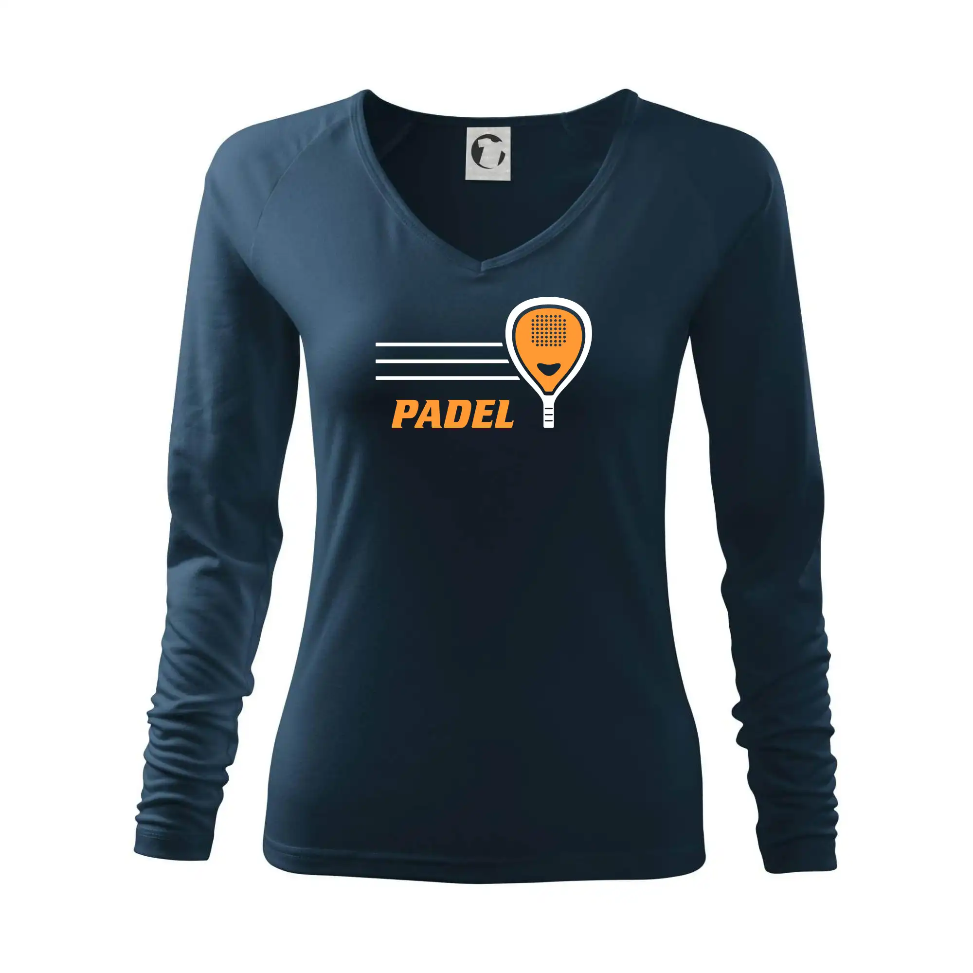 Padel - oranžová raketa