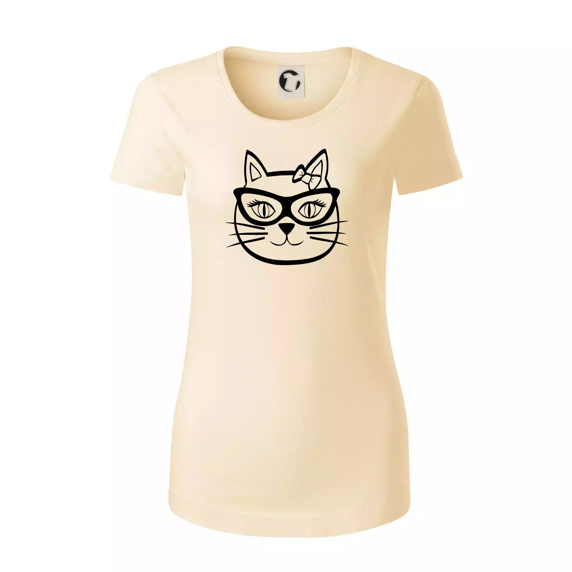 Kočičí holka s brýlemi