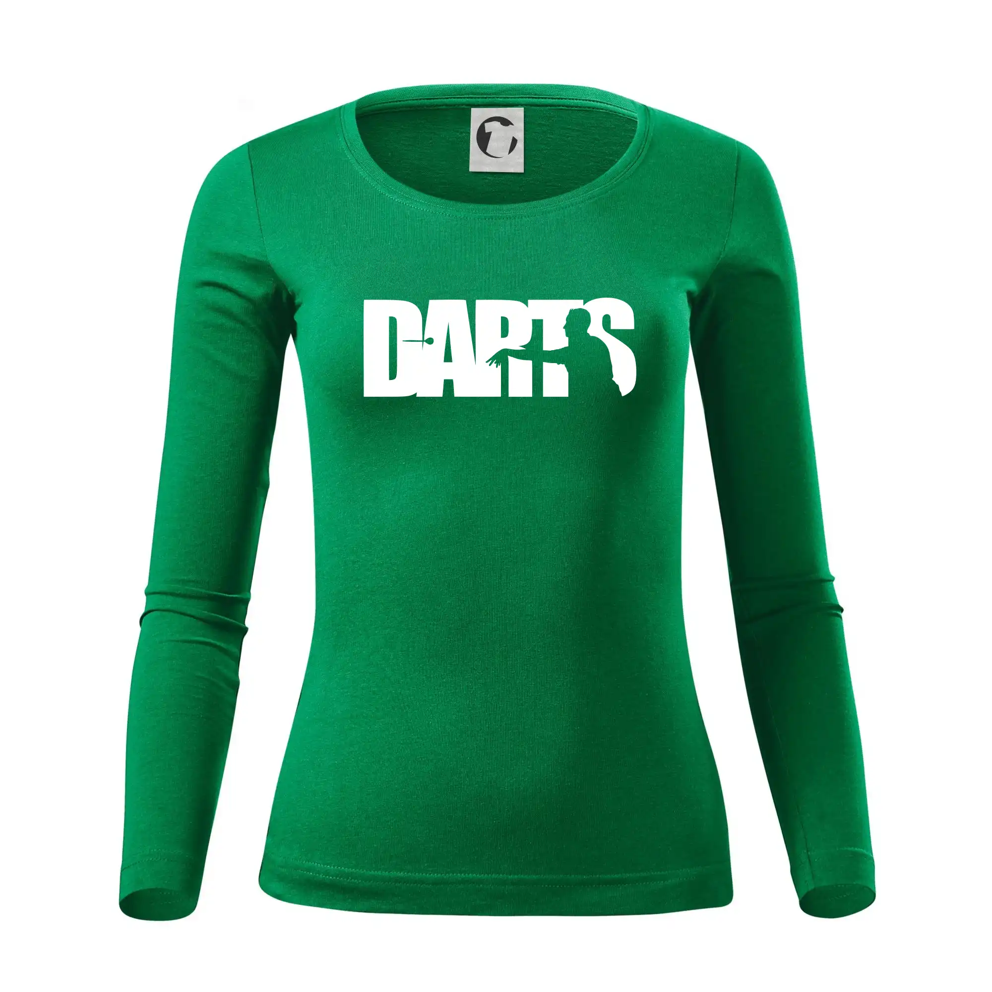 Darts - nápis se šipkařem