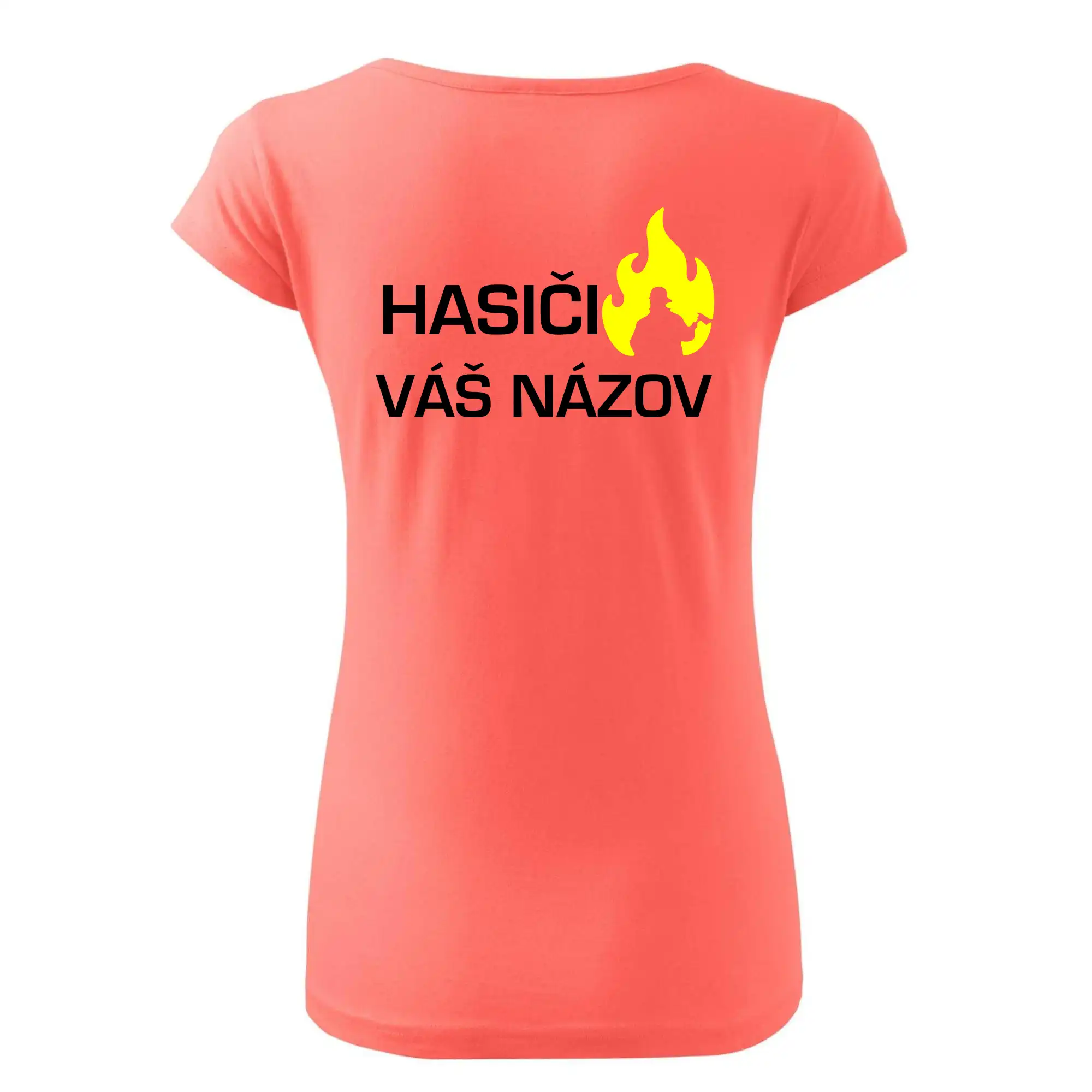Hasiči - Váš názov - FLUO + Reflexná potlač