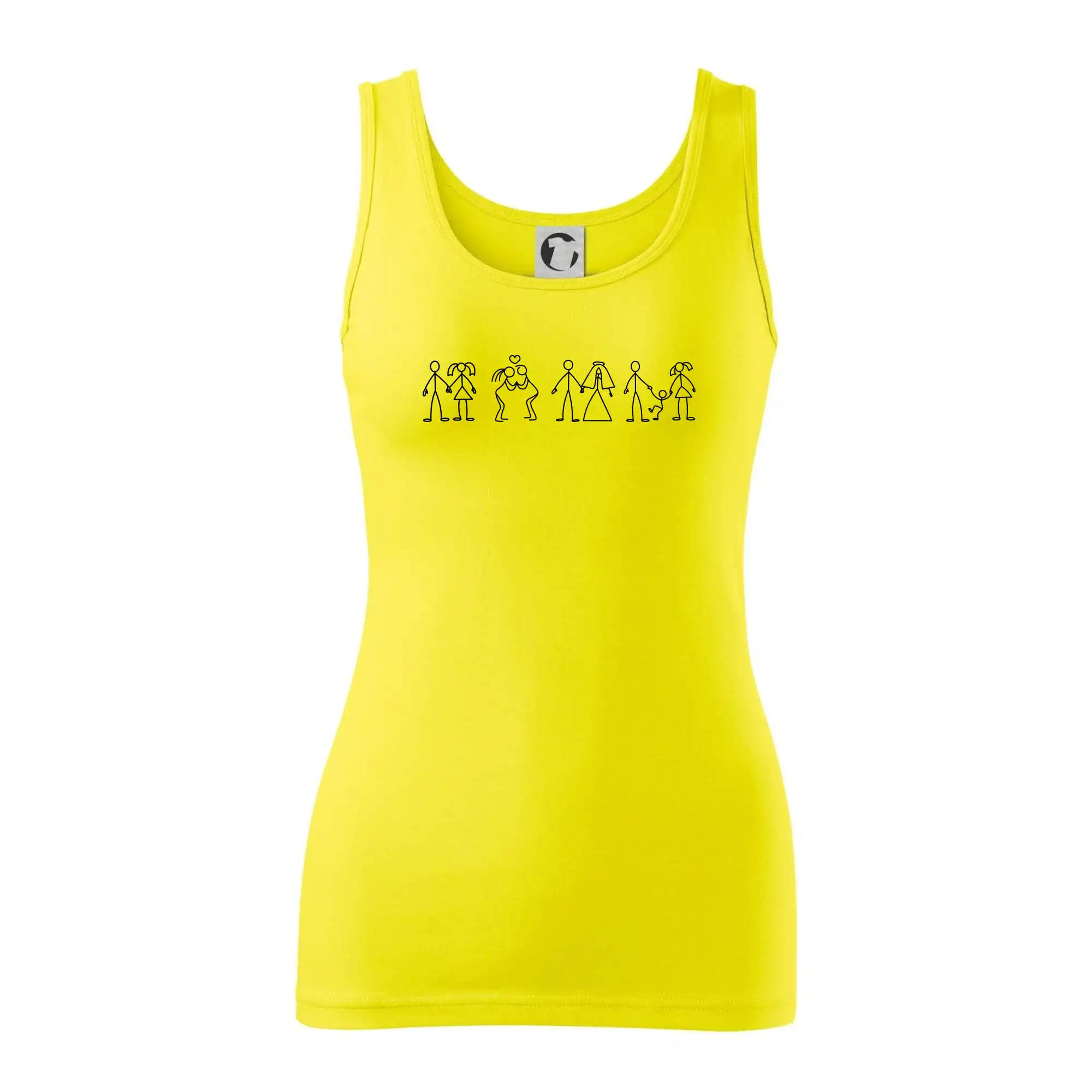 Rodinné tričká - Evolúcia vzťahu - Dámske tielko