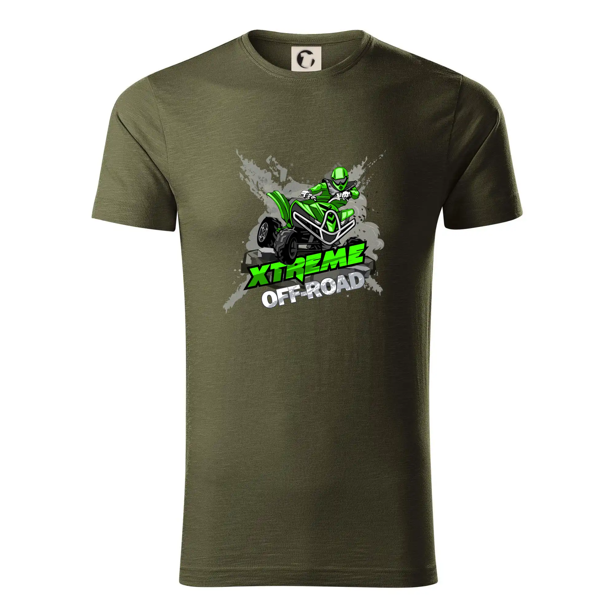 Tričko s štvorkolkou - ATV štvorkolka offroad XXX - Tričko z organickej bavlny