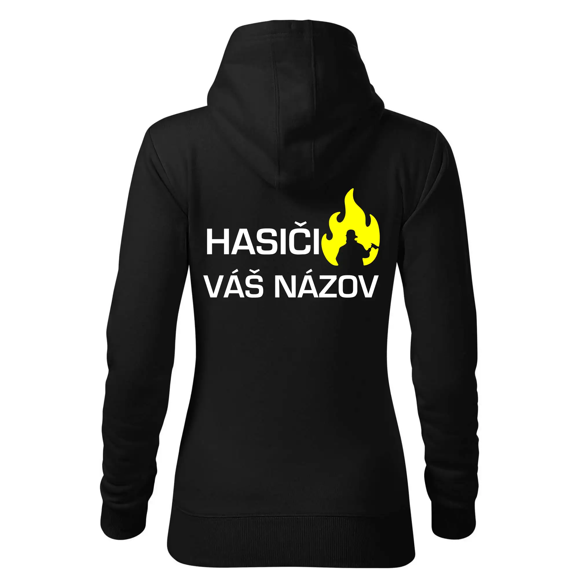 Hasiči - Váš názov - FLUO + Reflexná potlač