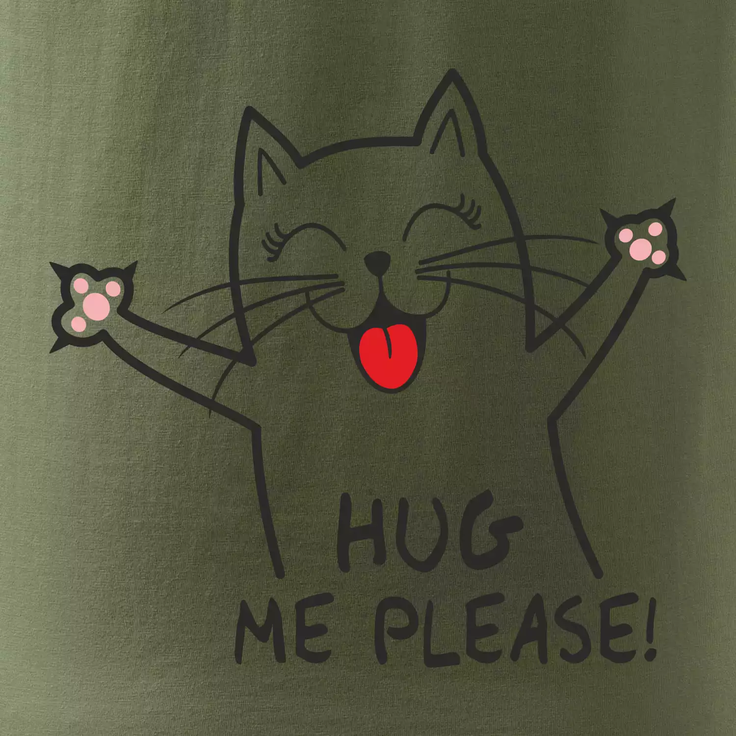 Kočka hug me please