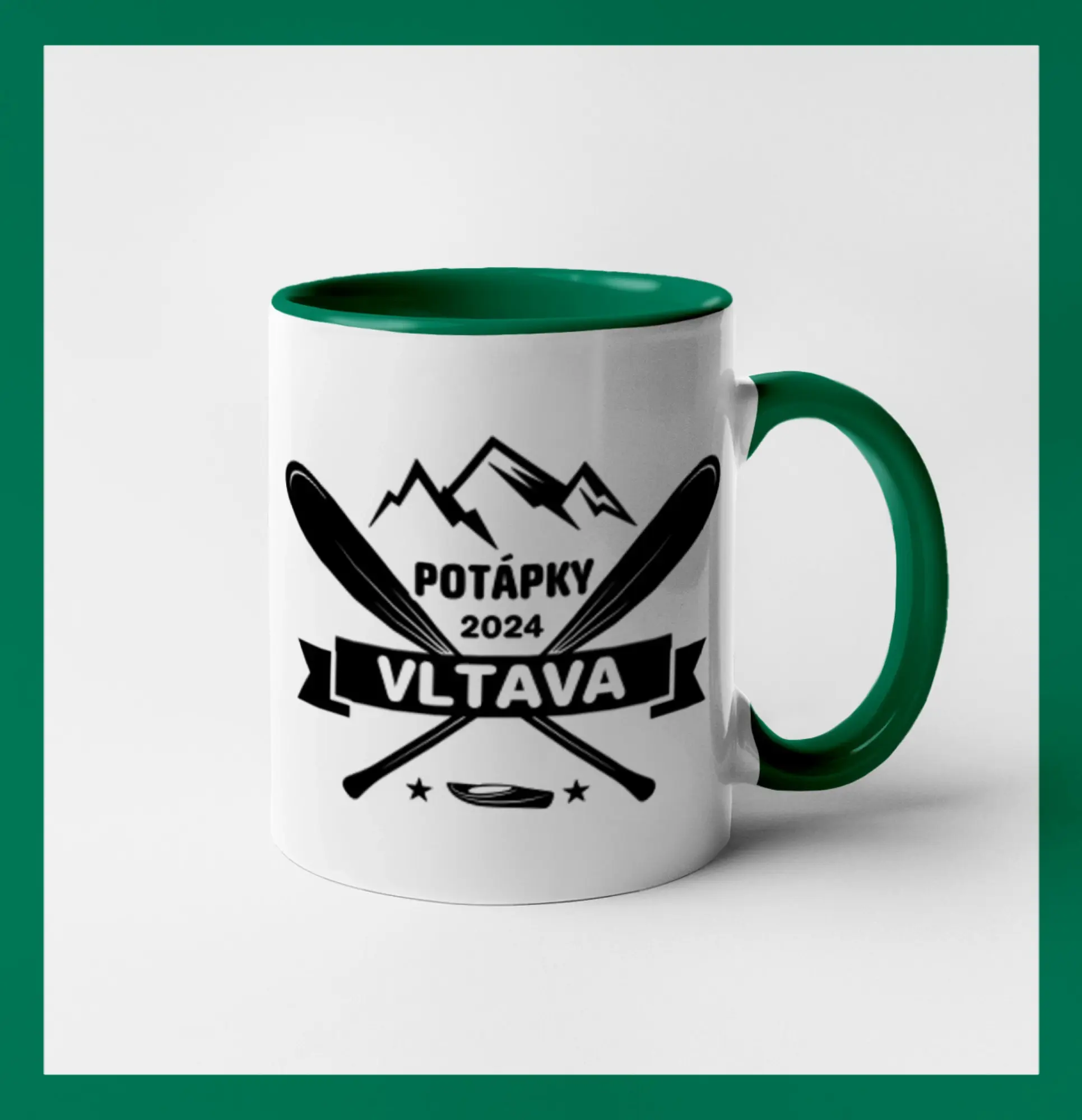 K vode - pádla hory (vlastný nápis)