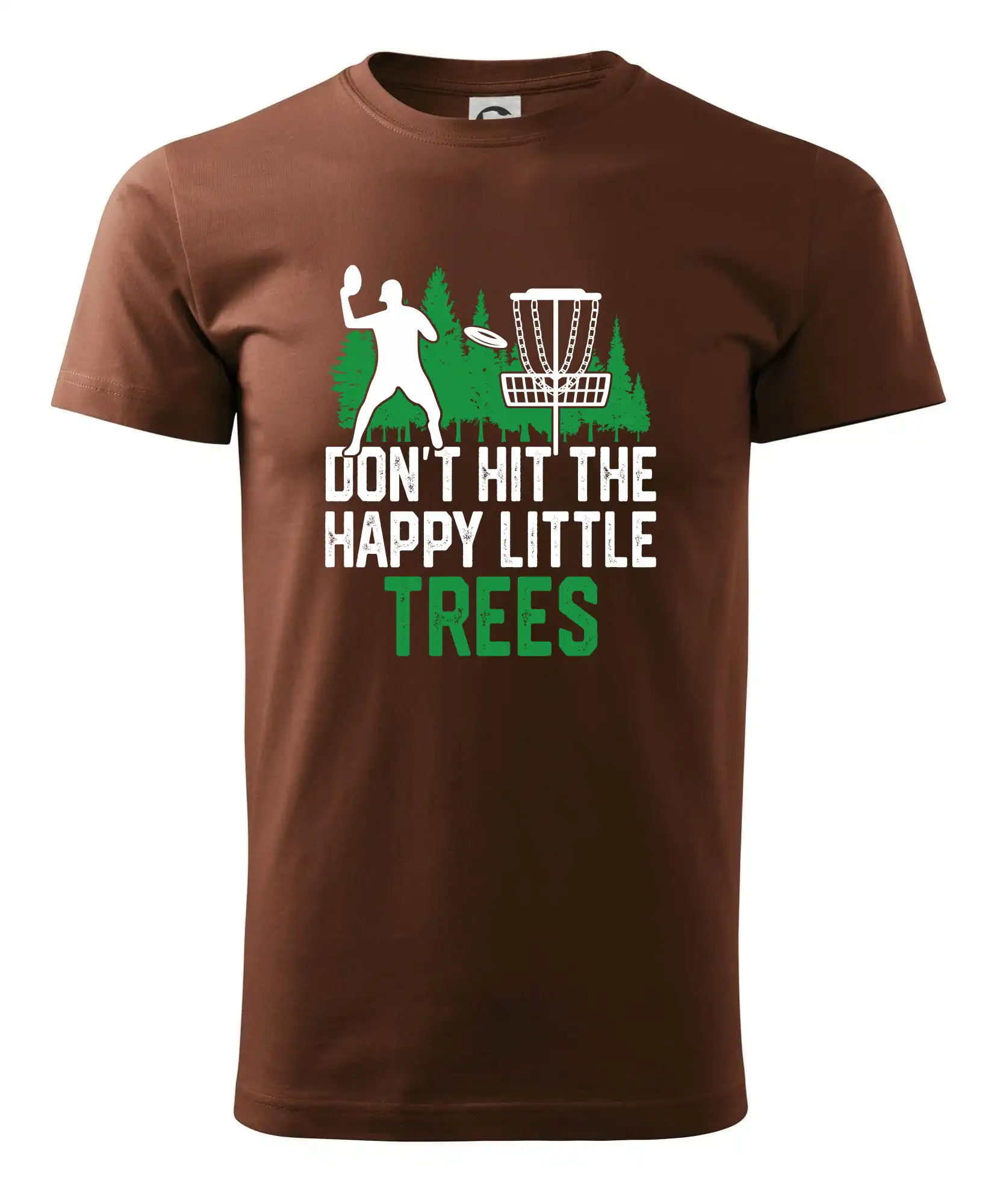 Disc golf happy little trees - Pánske tričko nižšej gramáže
