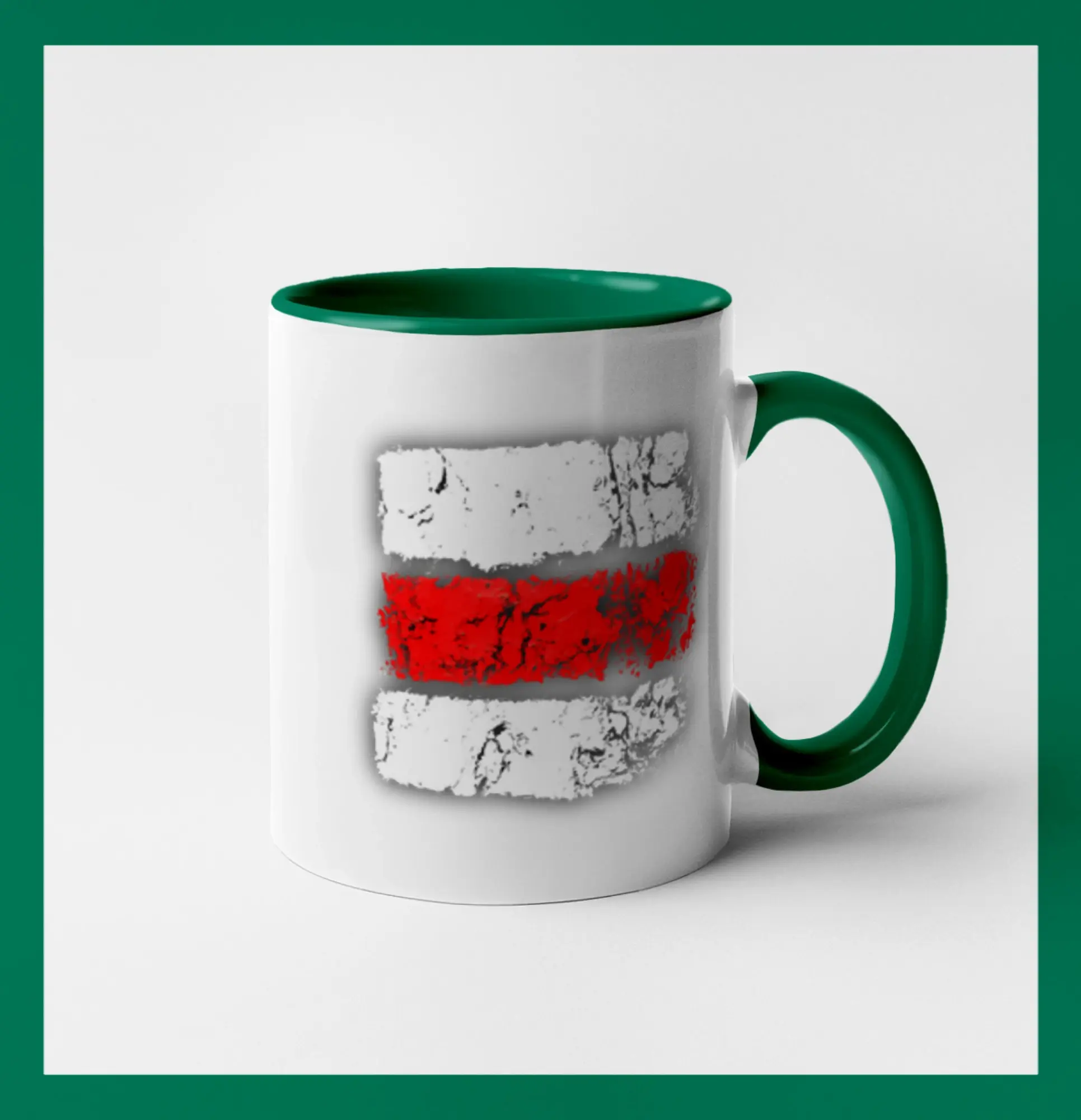 Trička pre cestovateľov - Turistická značka - červená - Hrnček 