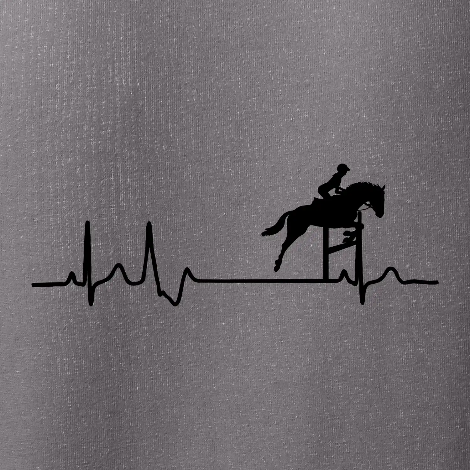 EKG kůň přeskok