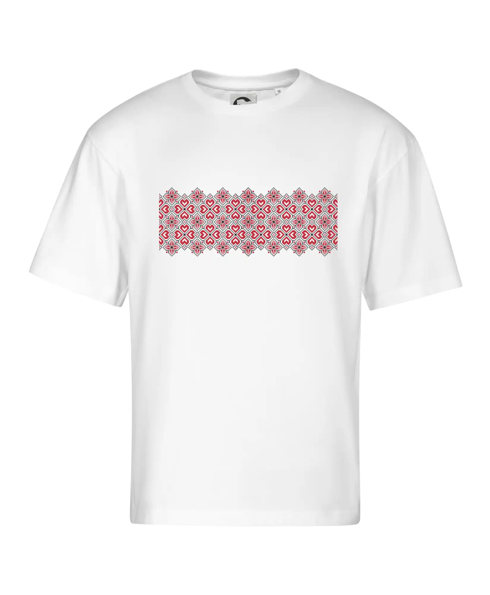 Motívy štátnych vlajok - Lotyšsko ornament - Stage unisex - OVERSIZE