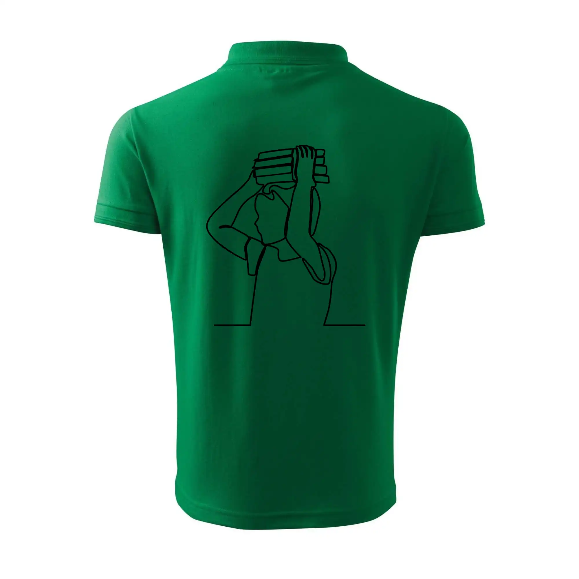 Student a kniha jedním tahem