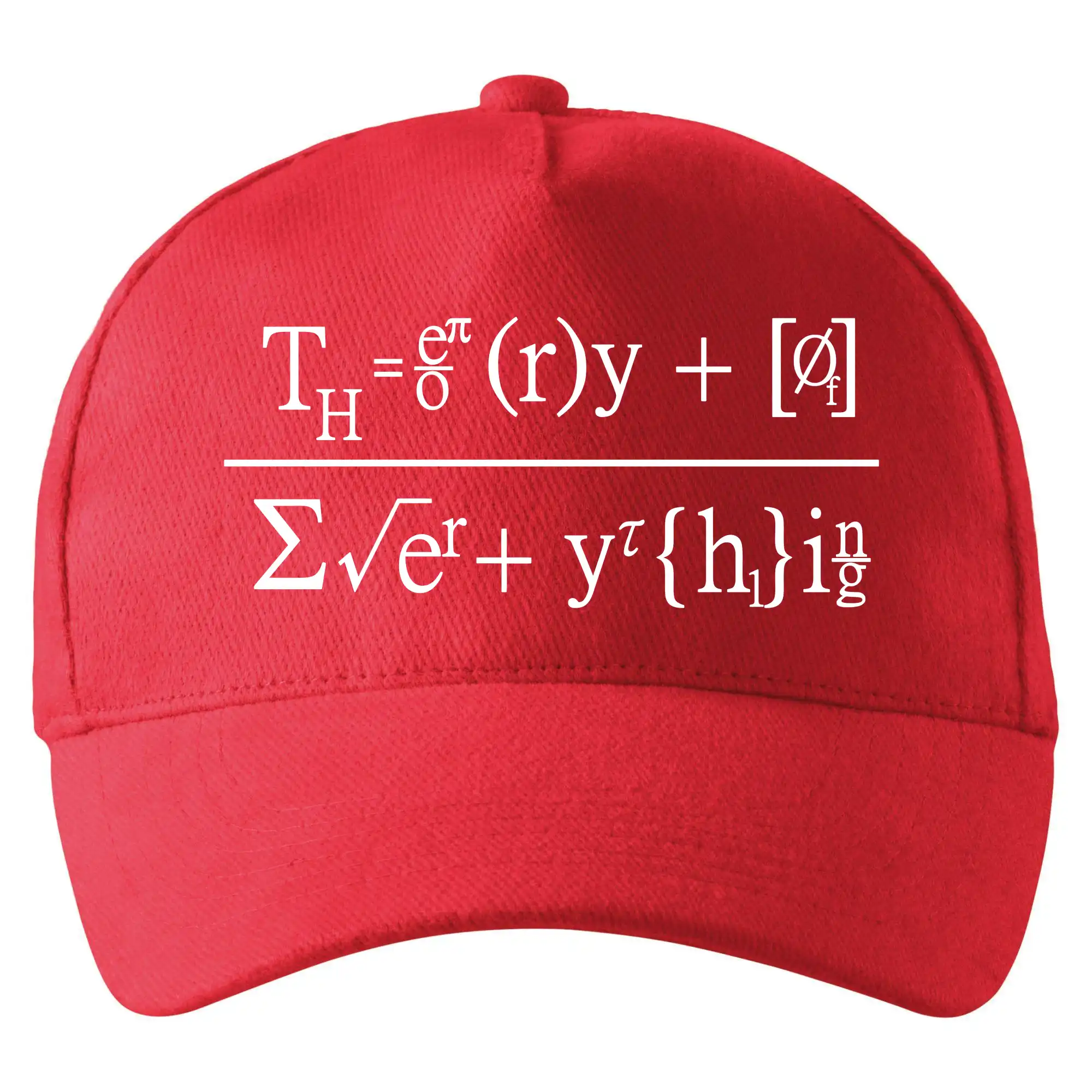 Vtipné tričká pre matematiky - Teória všetkého (Theory of Everything) - Šiltovka so zahnutým šiltom a mosaznou sponou