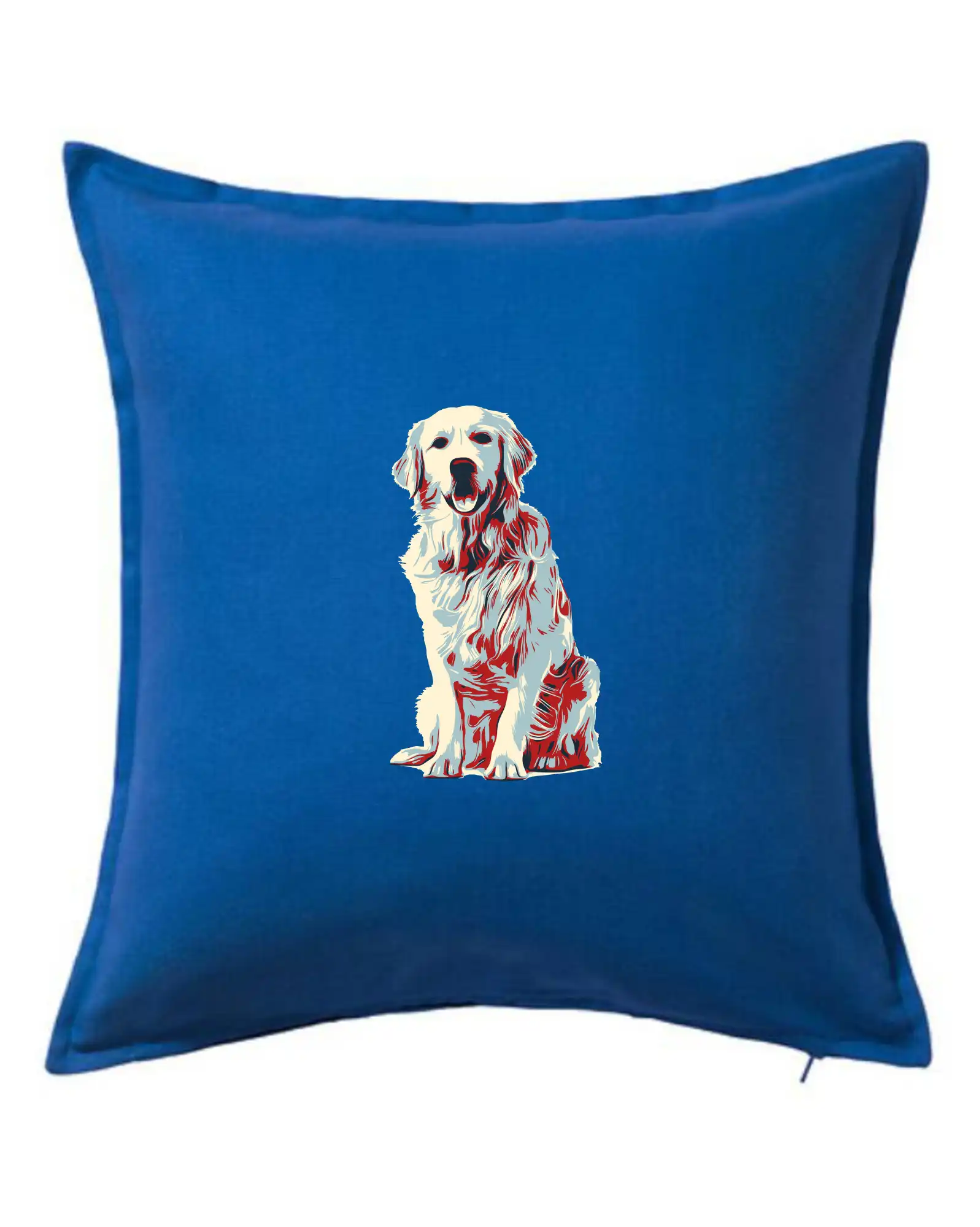 Labrador - Zlatý retriever vintage - Vankúš 50x50