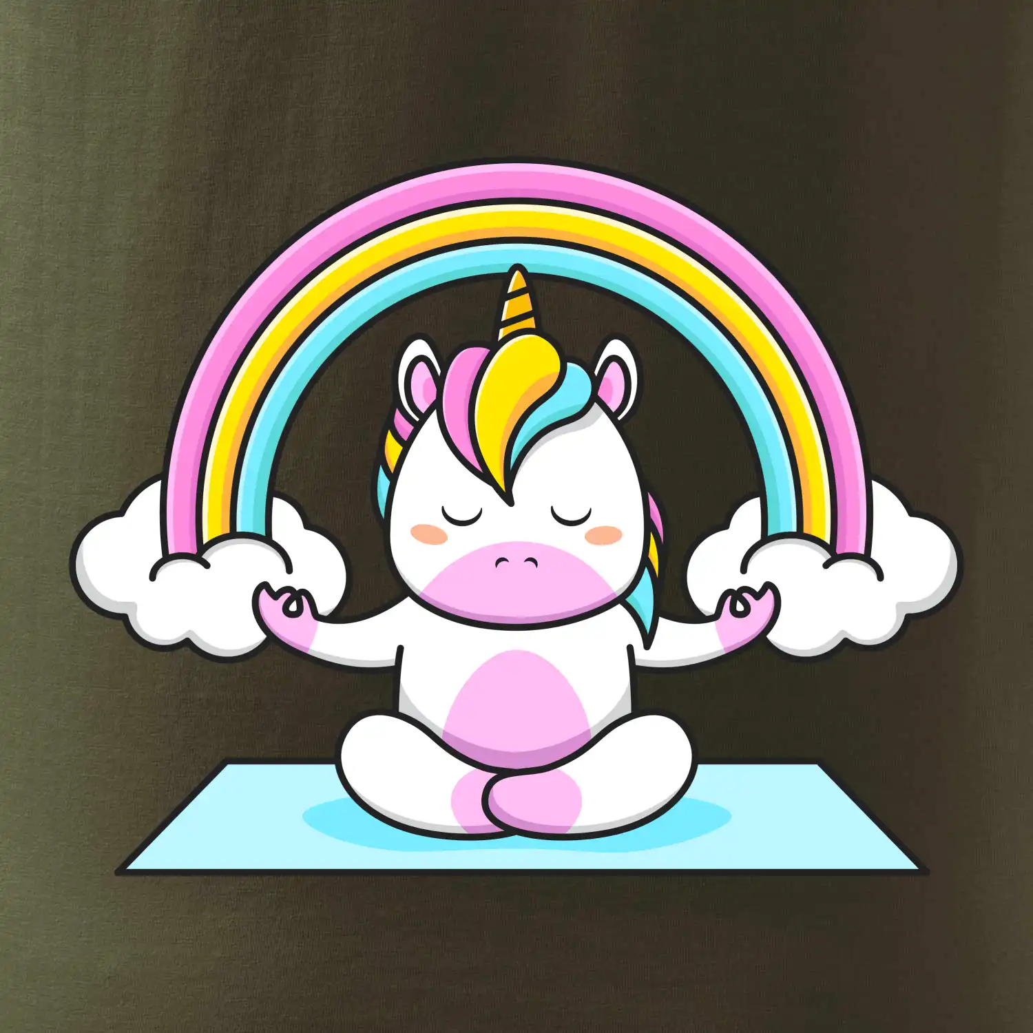 Yoga jednorožec - duha