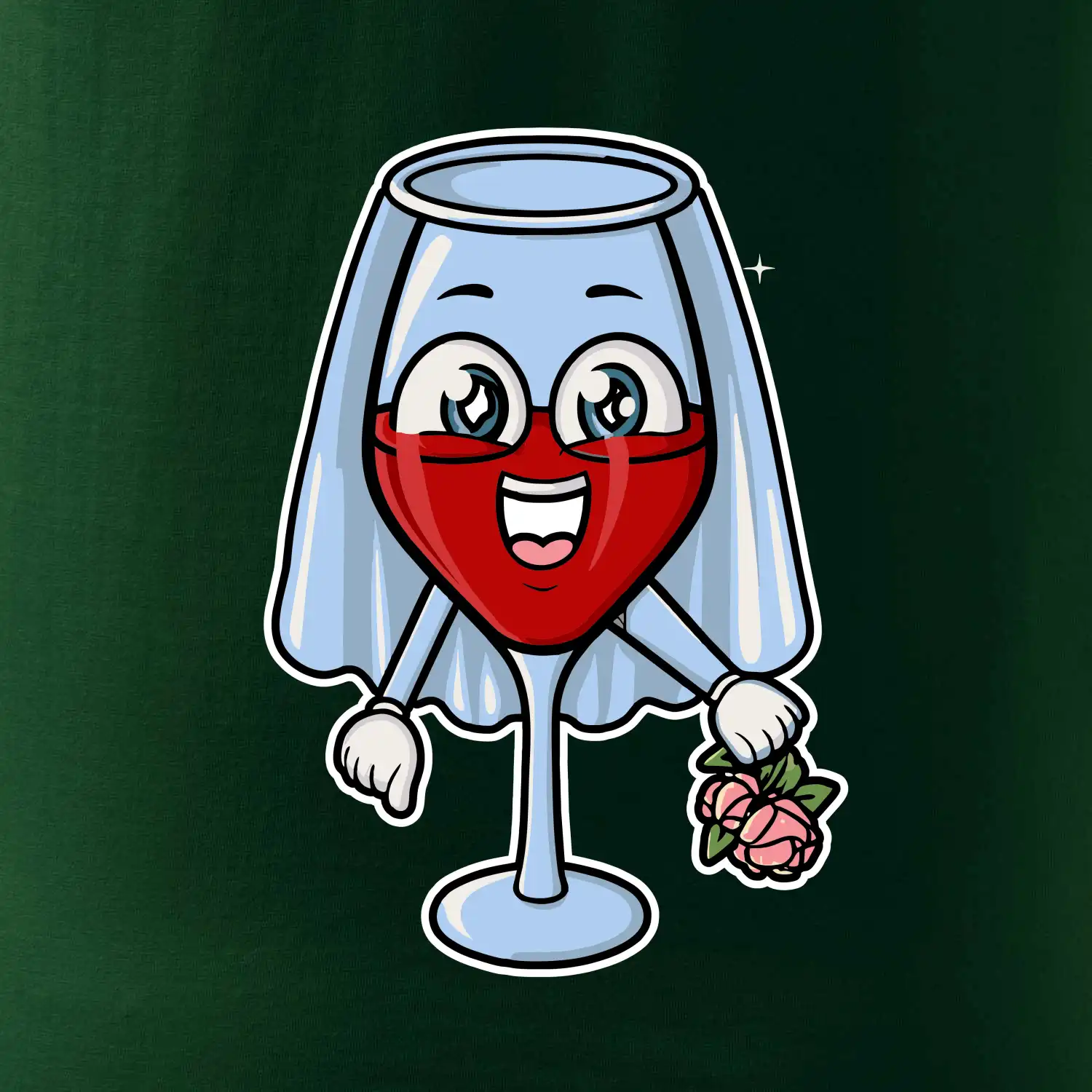 Červené víno pro nevěstu