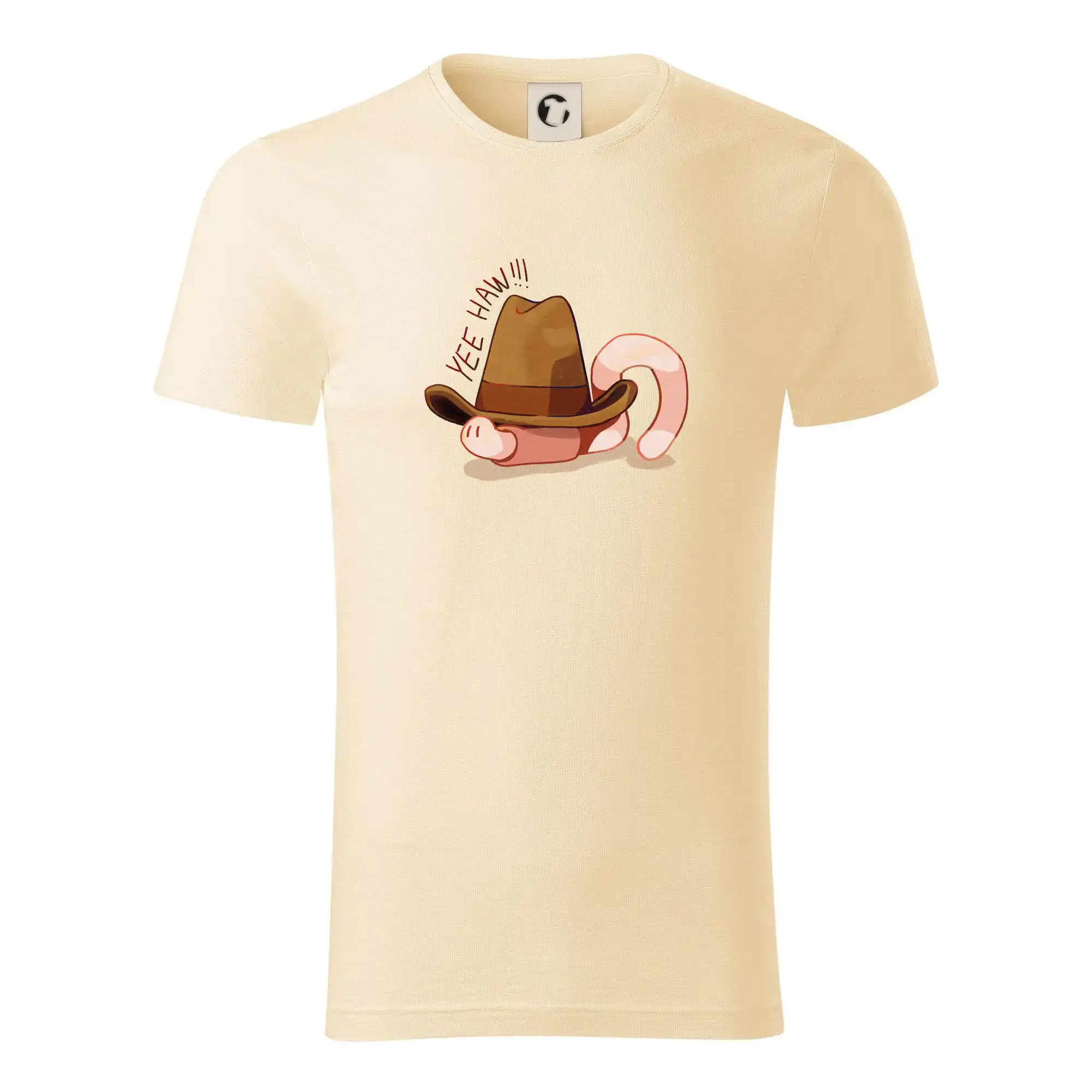 Grafické tričká - Dážďovka cowboy (Alexis Citrine) - Tričko z organickej bavlny