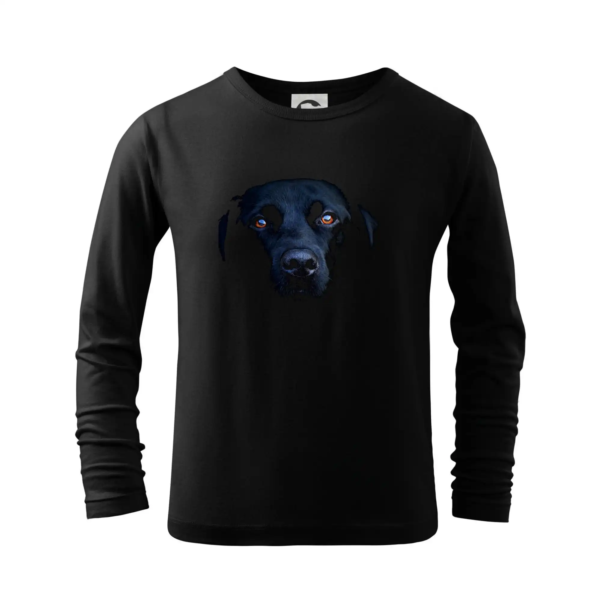 Labrador - Čierny Labrador fotka - Tričko detské Long Sleeve