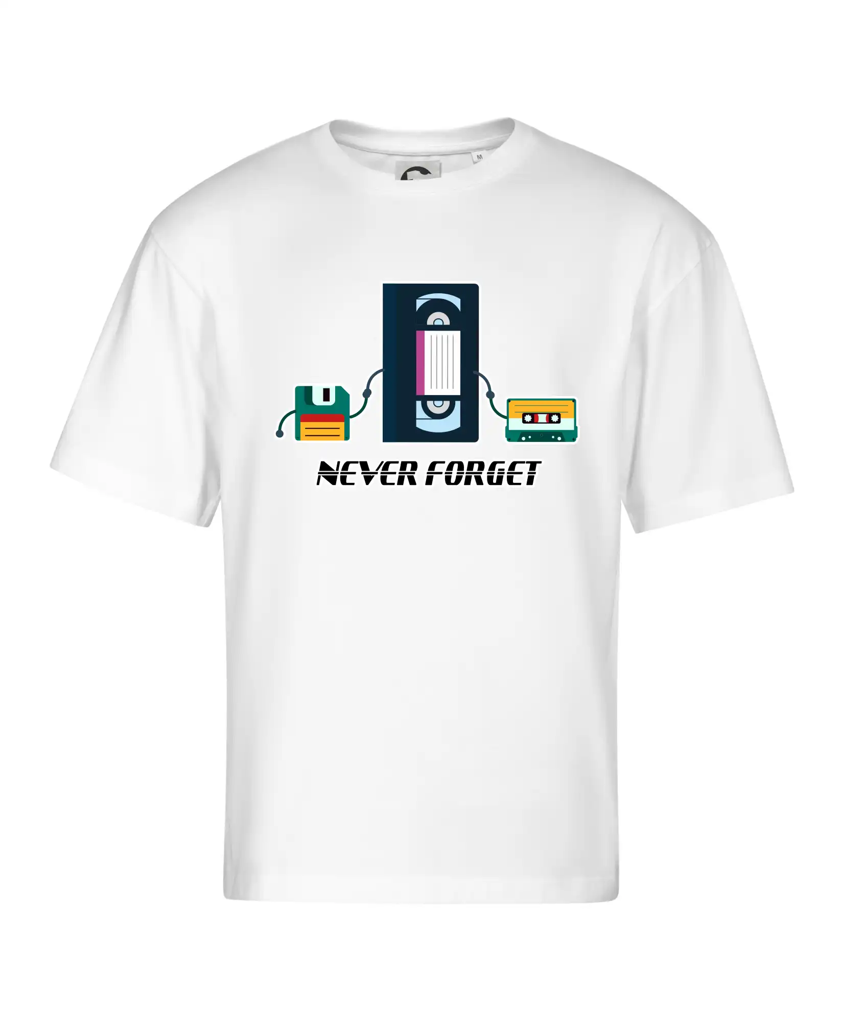 Tričká pre ajťákov - Never forget 90s - Stage unisex - OVERSIZE