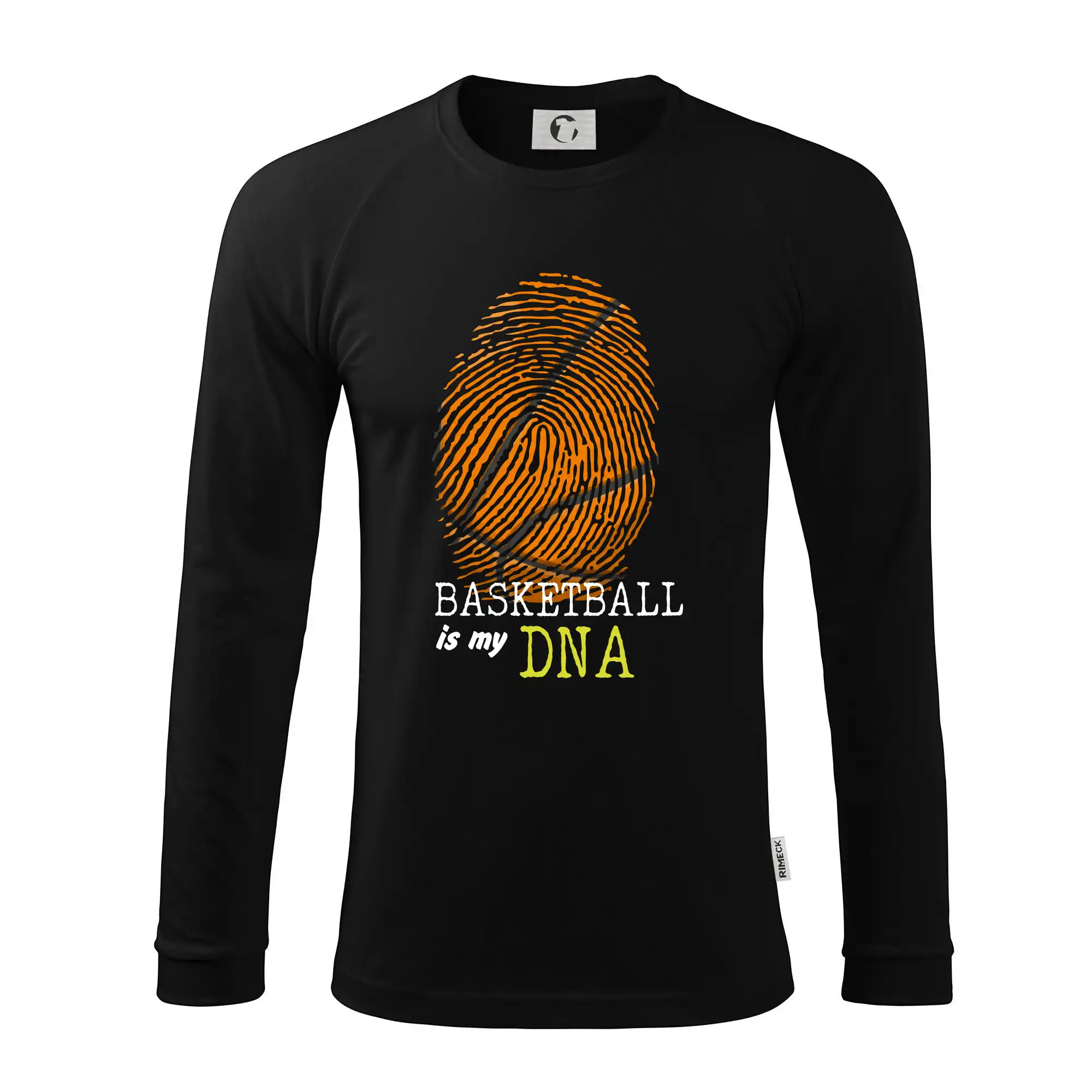 Basketbalová tričká - Basketball is my DNA - Pánske tričko s dlhým rukávom LS130