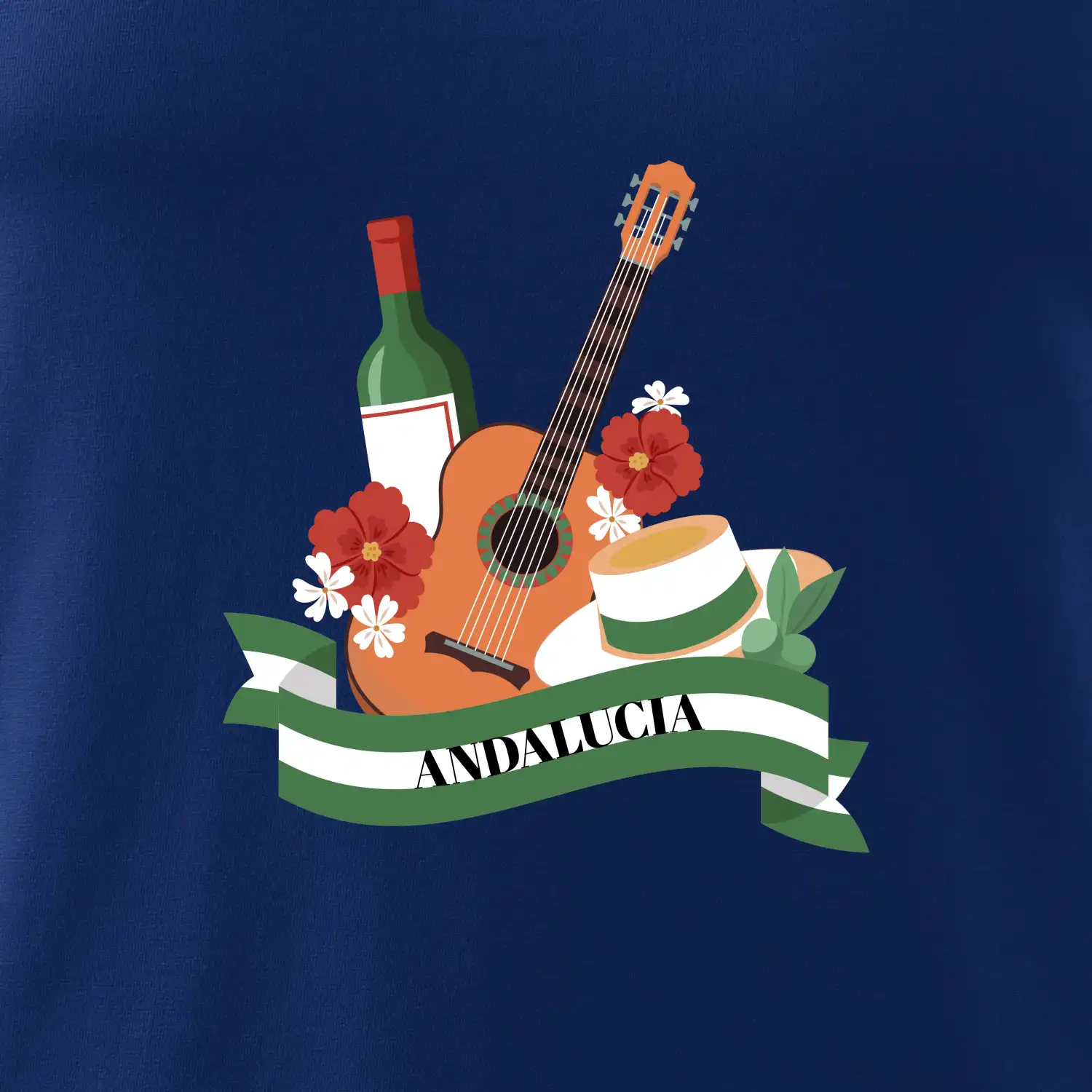 Andalucia kytara a stuha