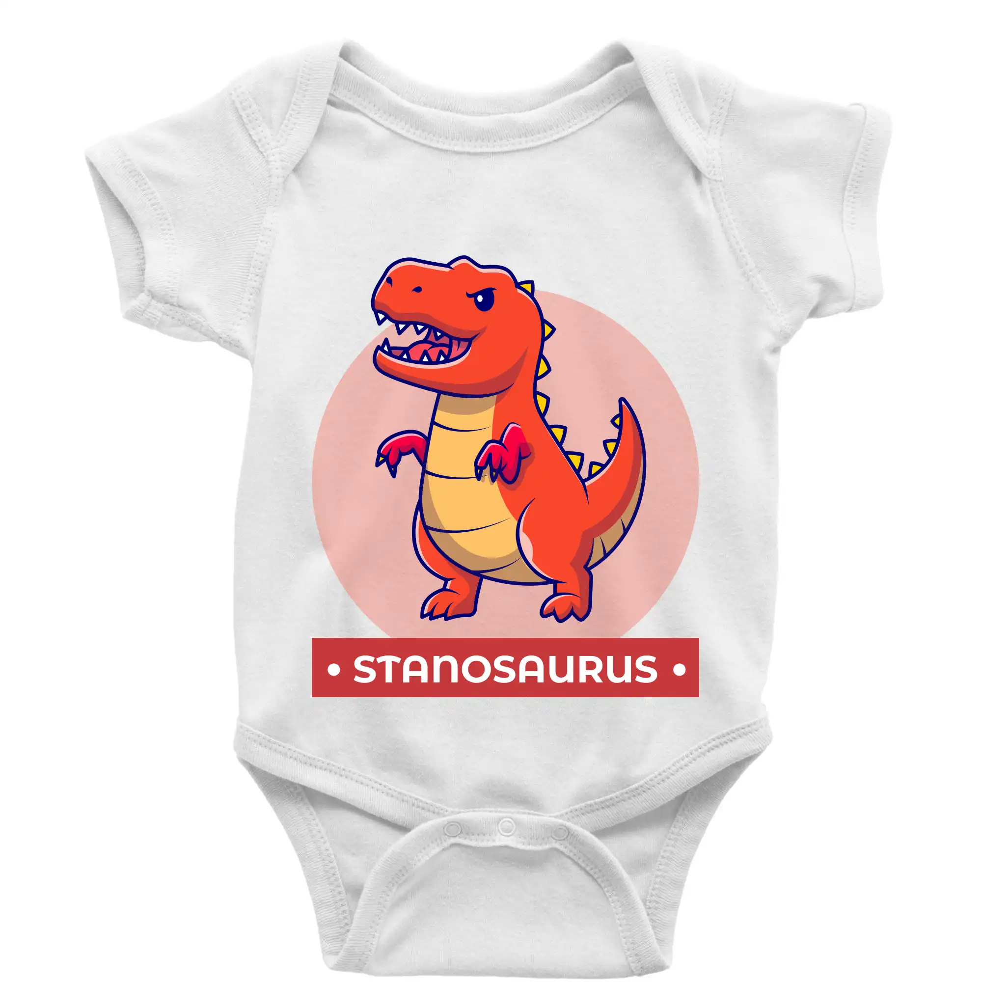 Dinosaurie mená - oranžový dinosaurus SK