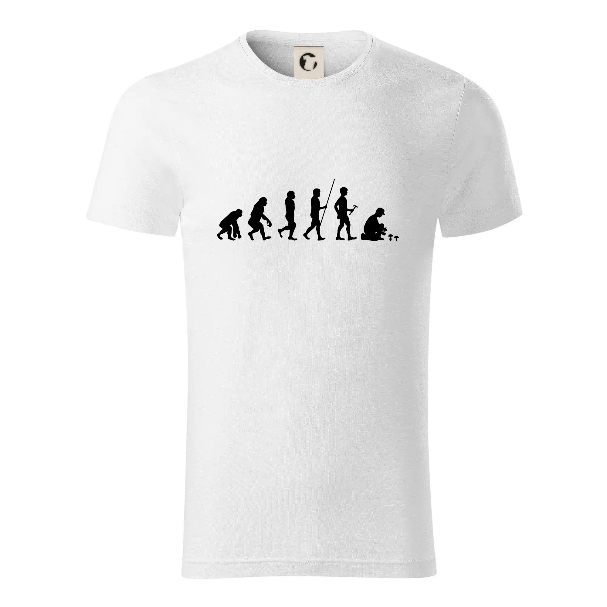 Evoluce houbař muž