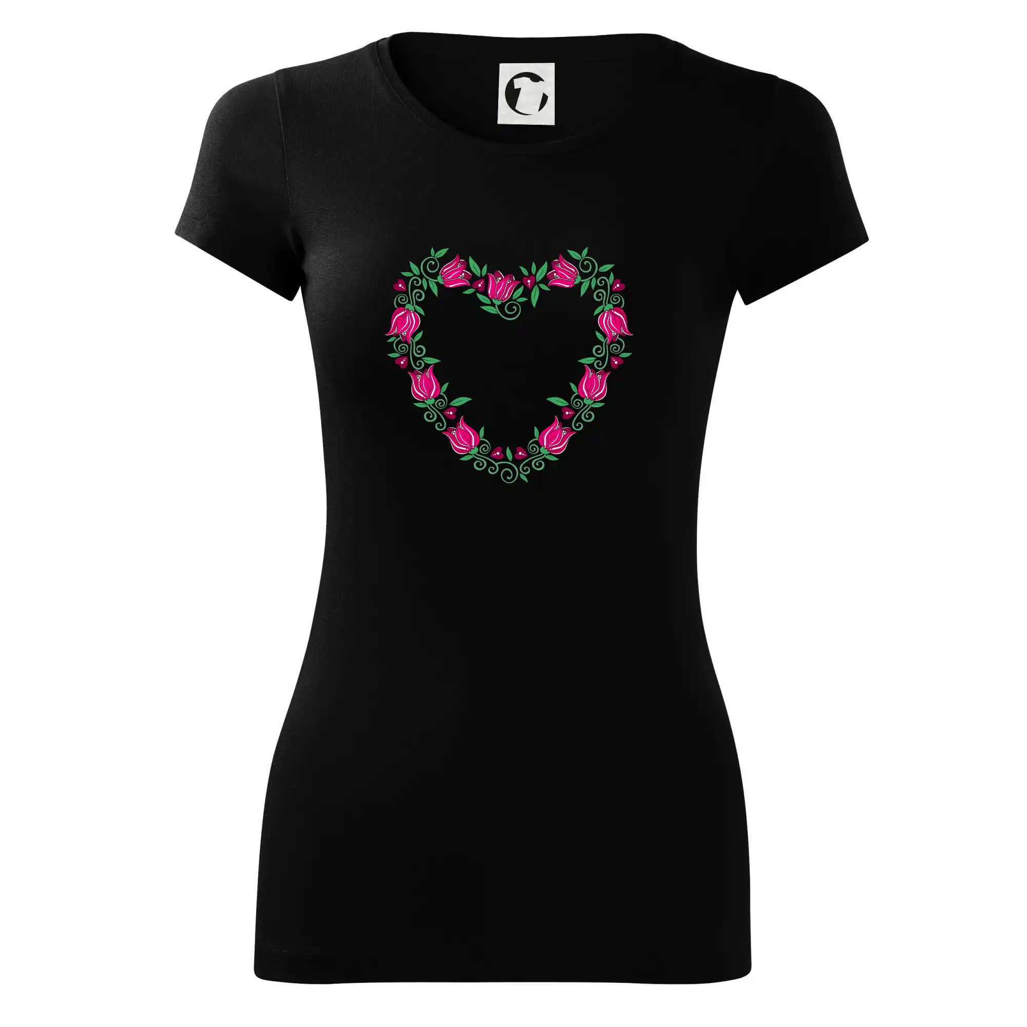 Červené tulipánové srdiečko (Pecka design)
