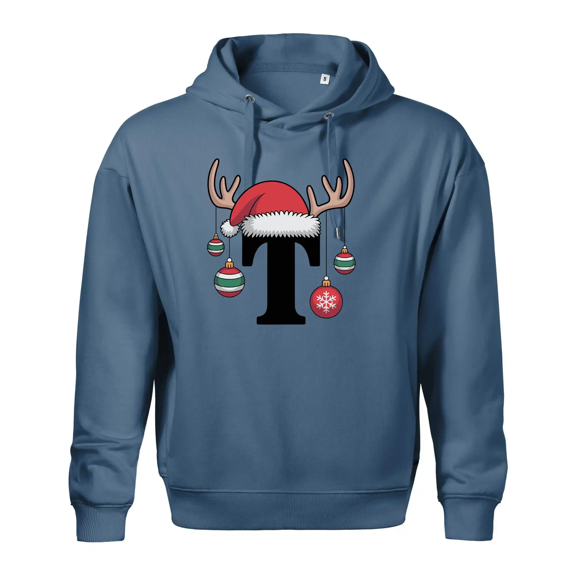 Vanoční rodinná trička - písmeno a čepice