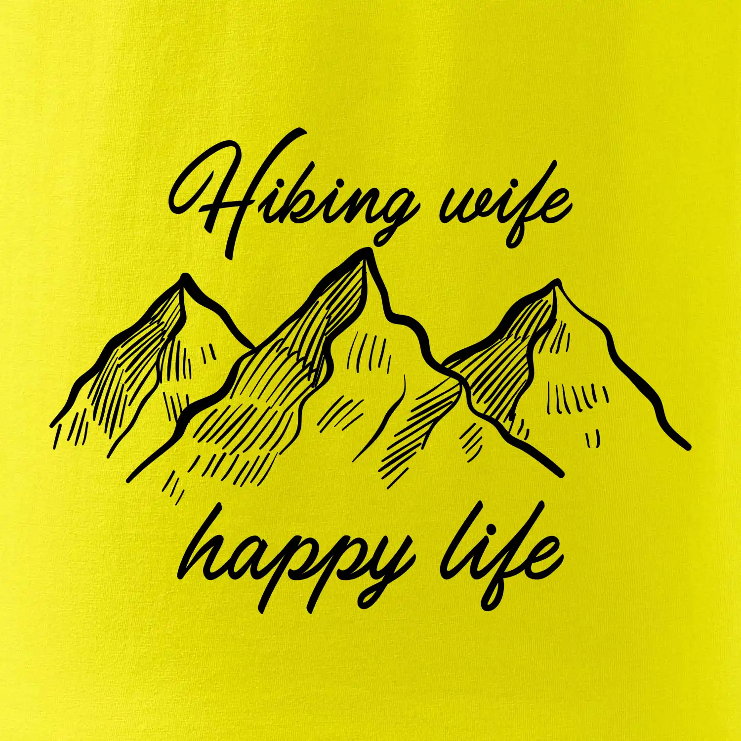 Hiking wife happy life